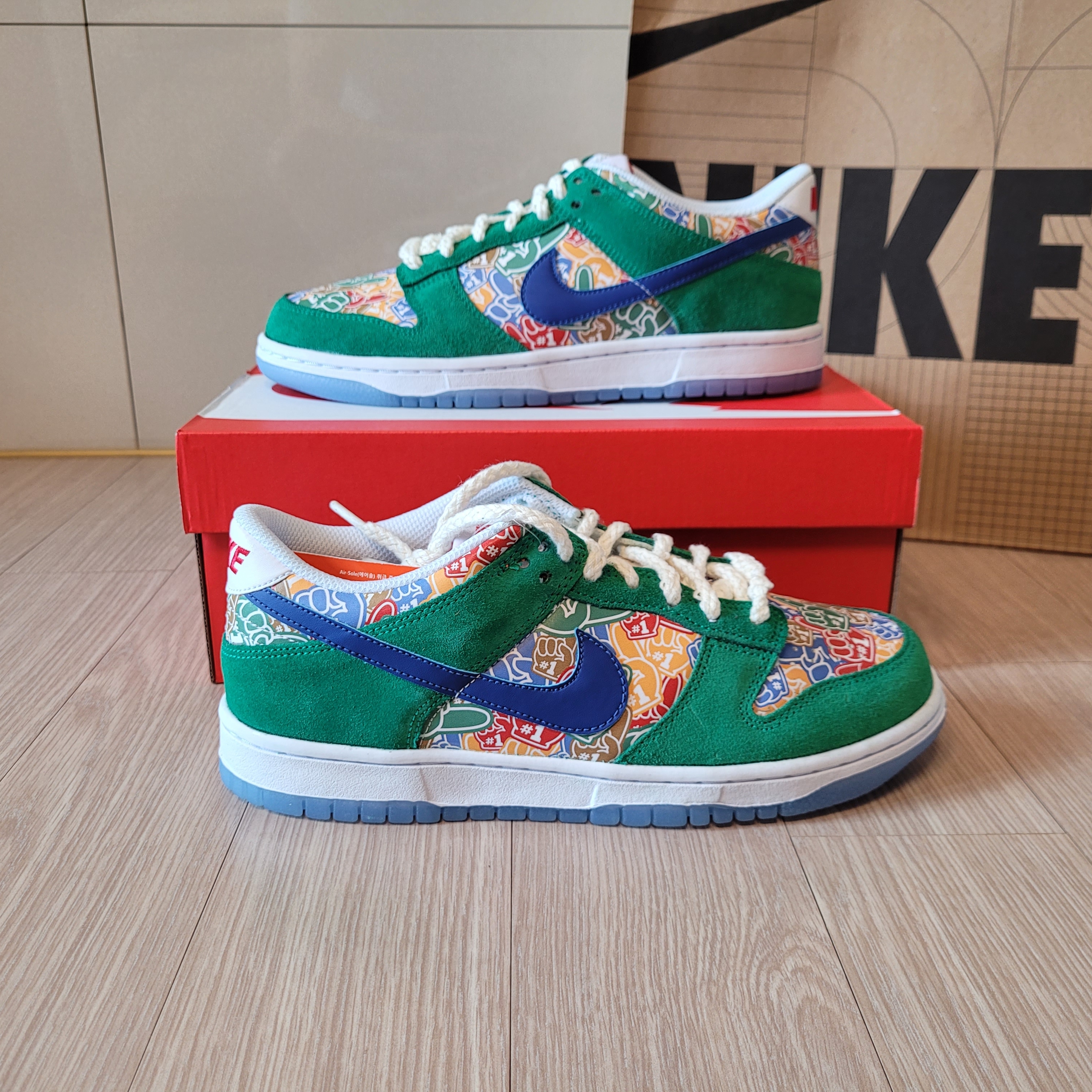 (GS) Nike Dunk Low Stadium Green 착용 스타일 - 3