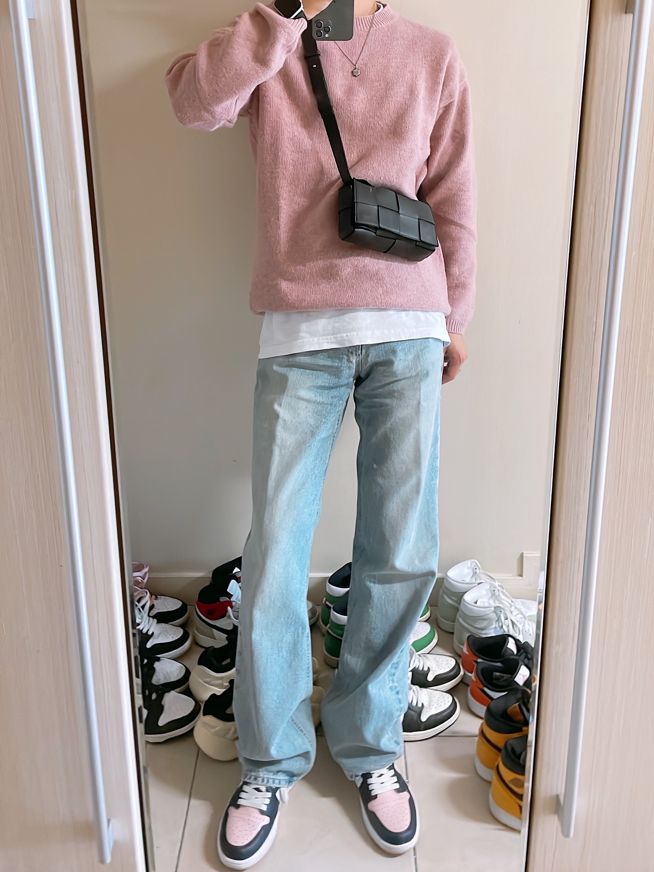 (W) Jordan 1 Retro High OG Atmosphere 착용 스타일