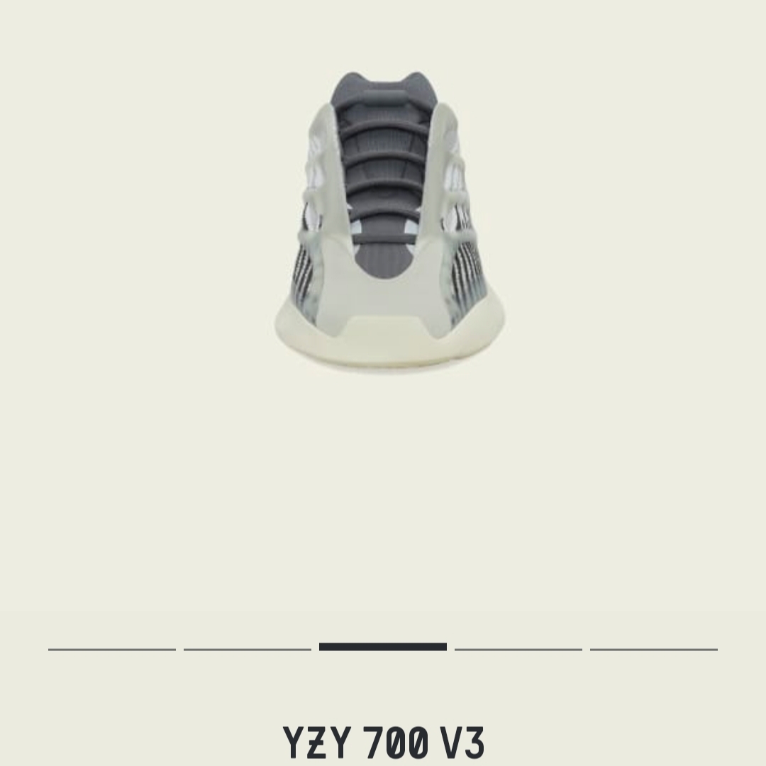 Adidas Yeezy 700 V3 Fade Salt 착용 스타일 - 3