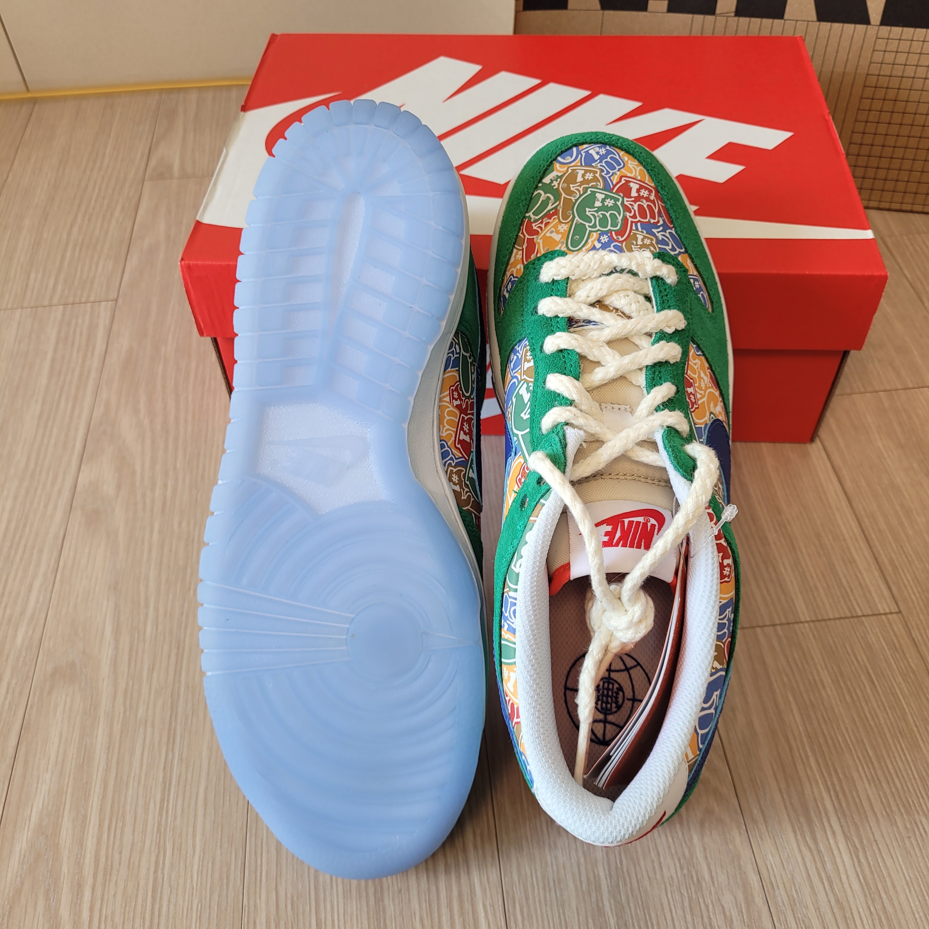 (GS) Nike Dunk Low Stadium Green 착용 스타일 - 5