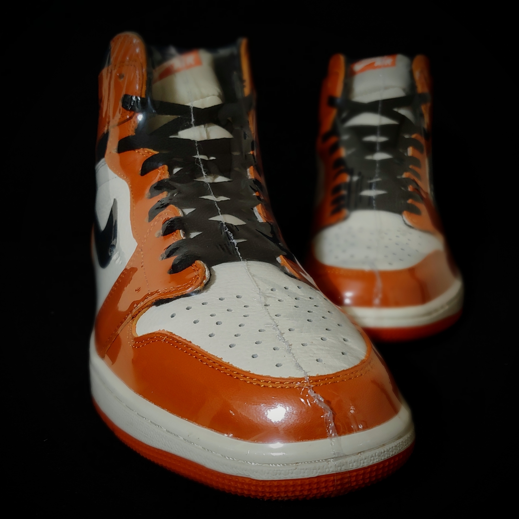 Jordan 1 Retro High OG Reverse Shattered Backboard 착용 스타일 - 5