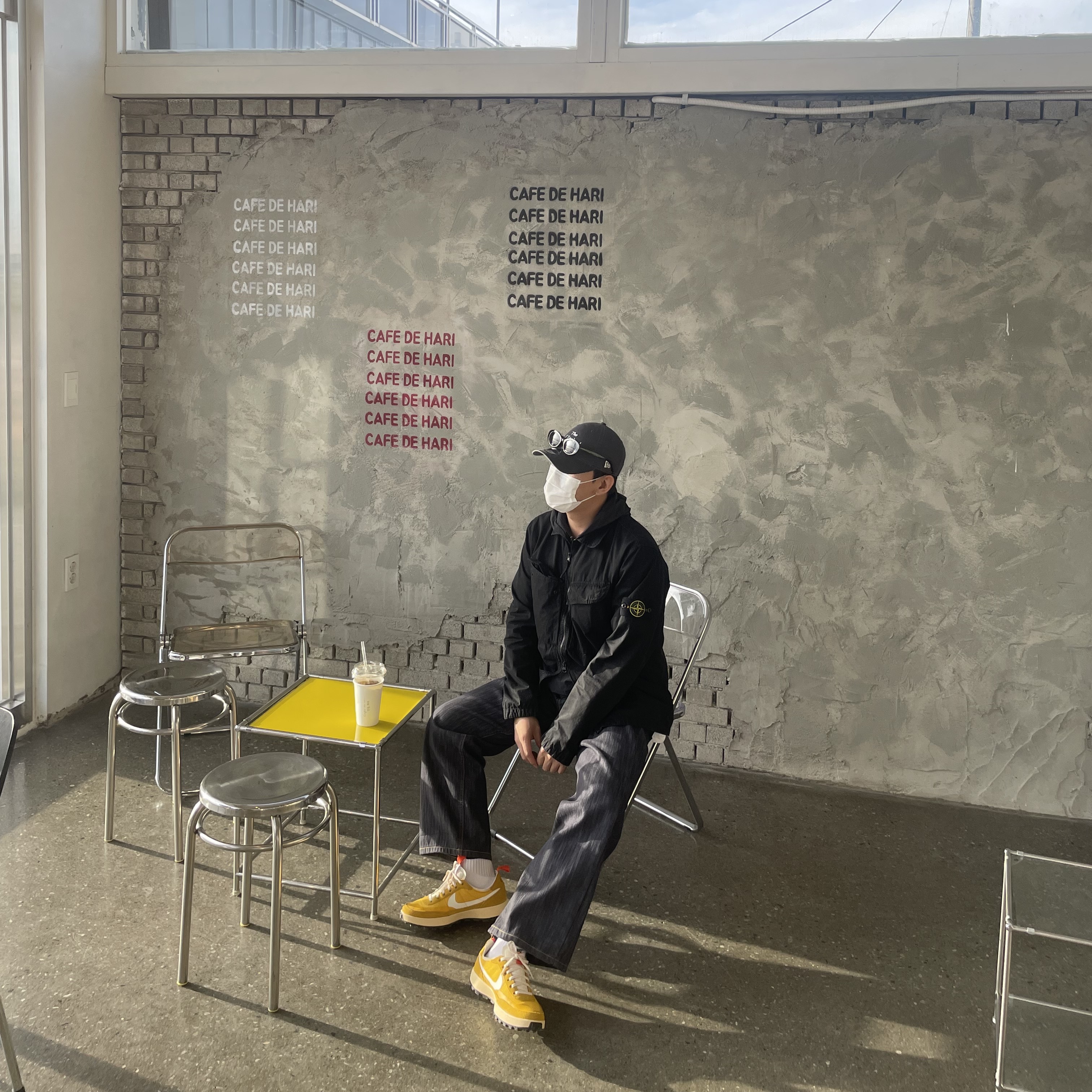 Nike x Tom Sachs General Purpose Shoe Archive, Stone Island 101WN Brushed Cotton Canvas T.CO+OLD Overshirt Black - 22FW 착용 스타일