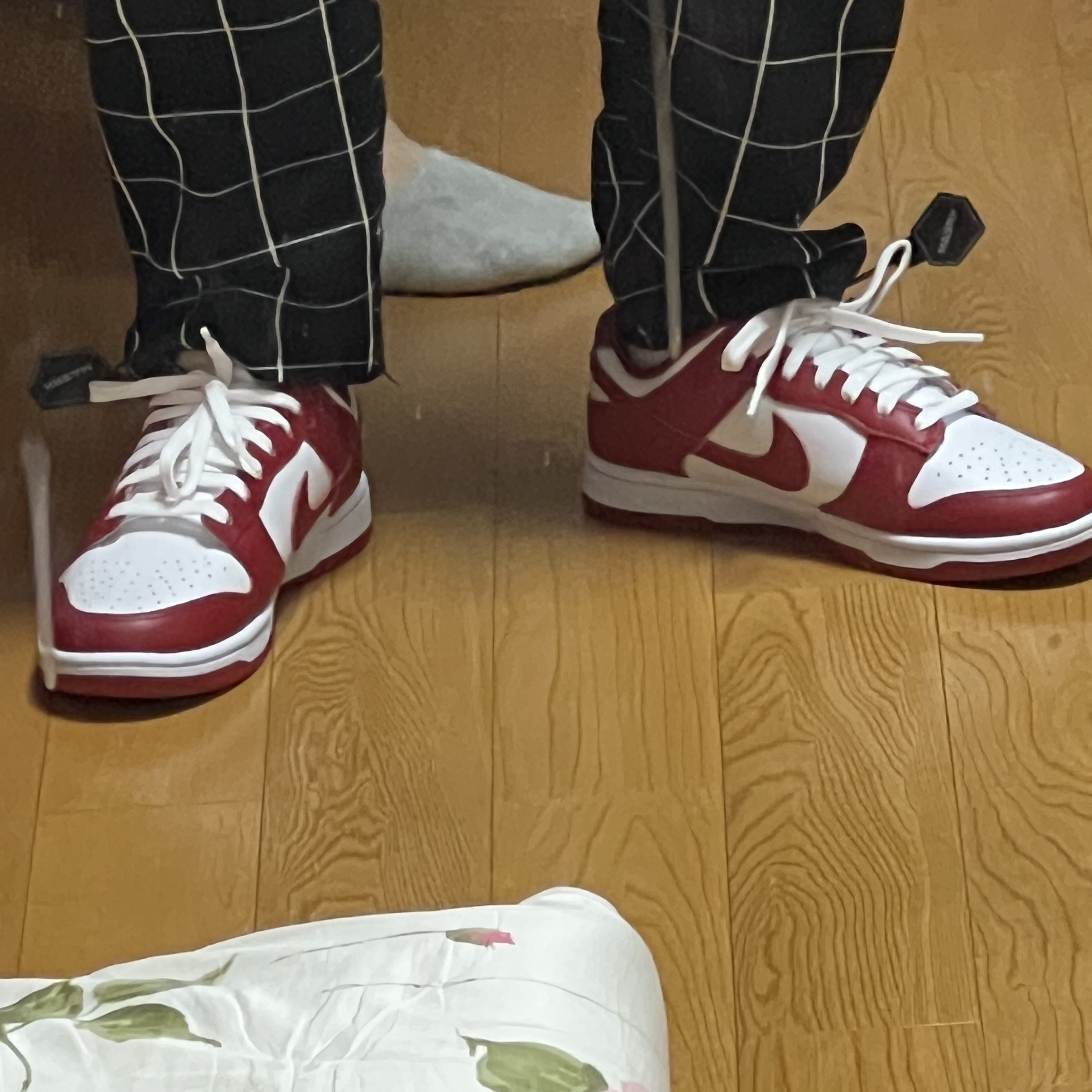 Nike Dunk Low Retro Gym Red 착용 스타일 - 2