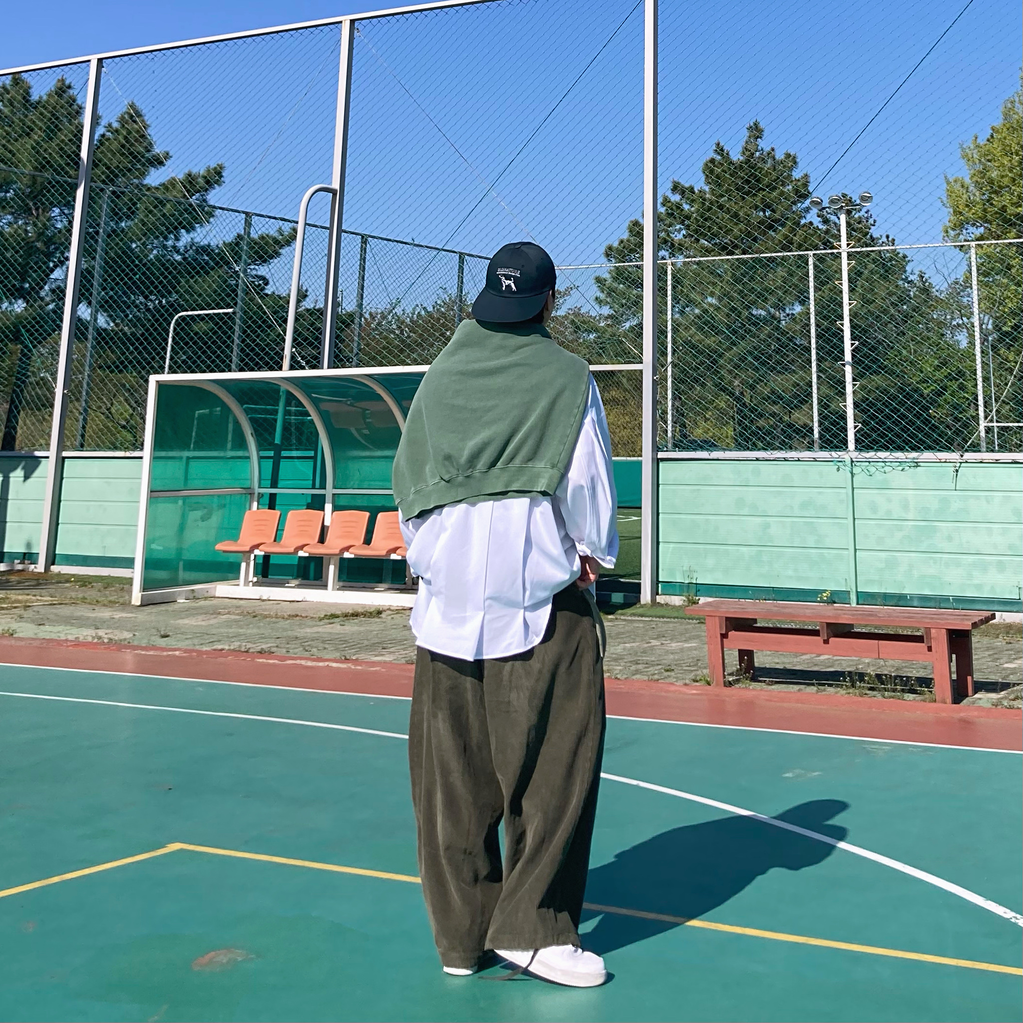 Nike Air Force 1 '07 Low White 착용 스타일 - 3