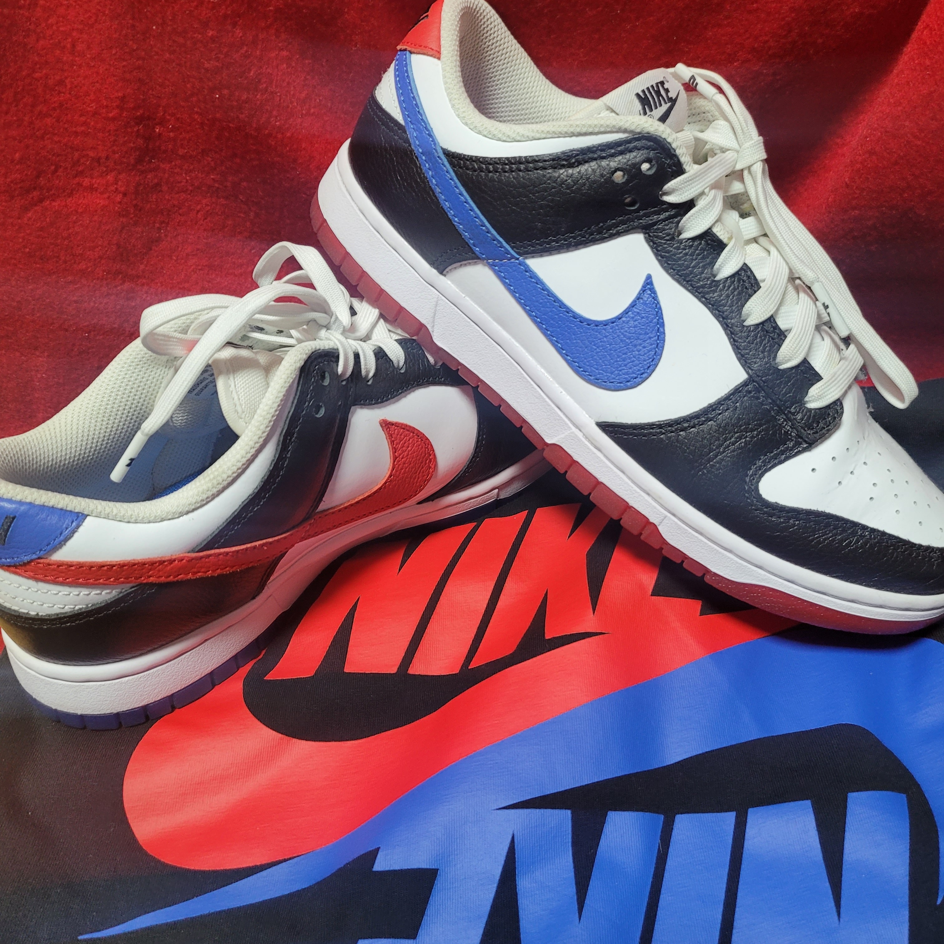 Nike Dunk Low SE Seoul, Nike Hangul T-Shirt Black 착용 스타일