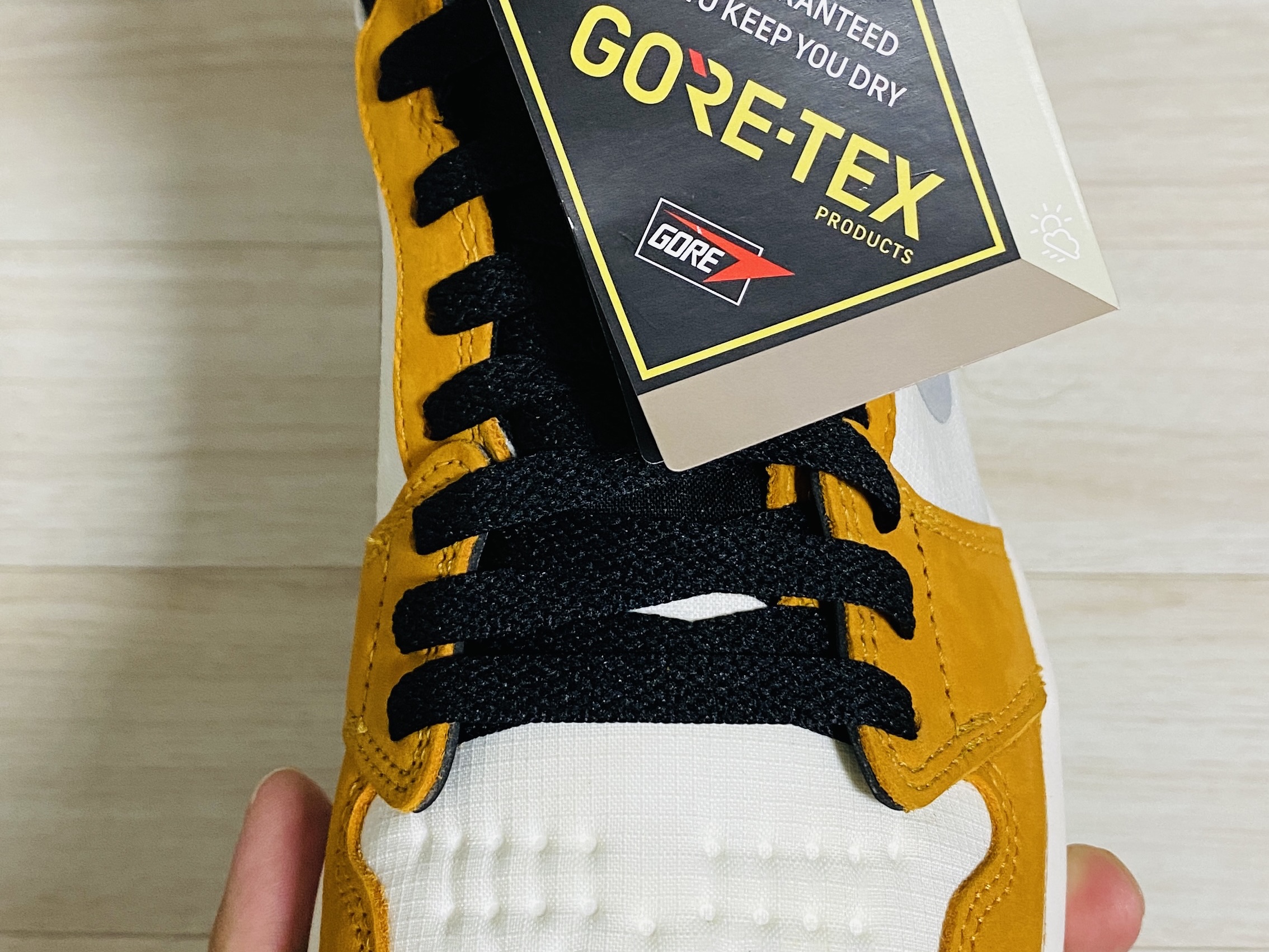 Jordan 1 Element Gore-Tex Light Curry 착용 스타일 - 2