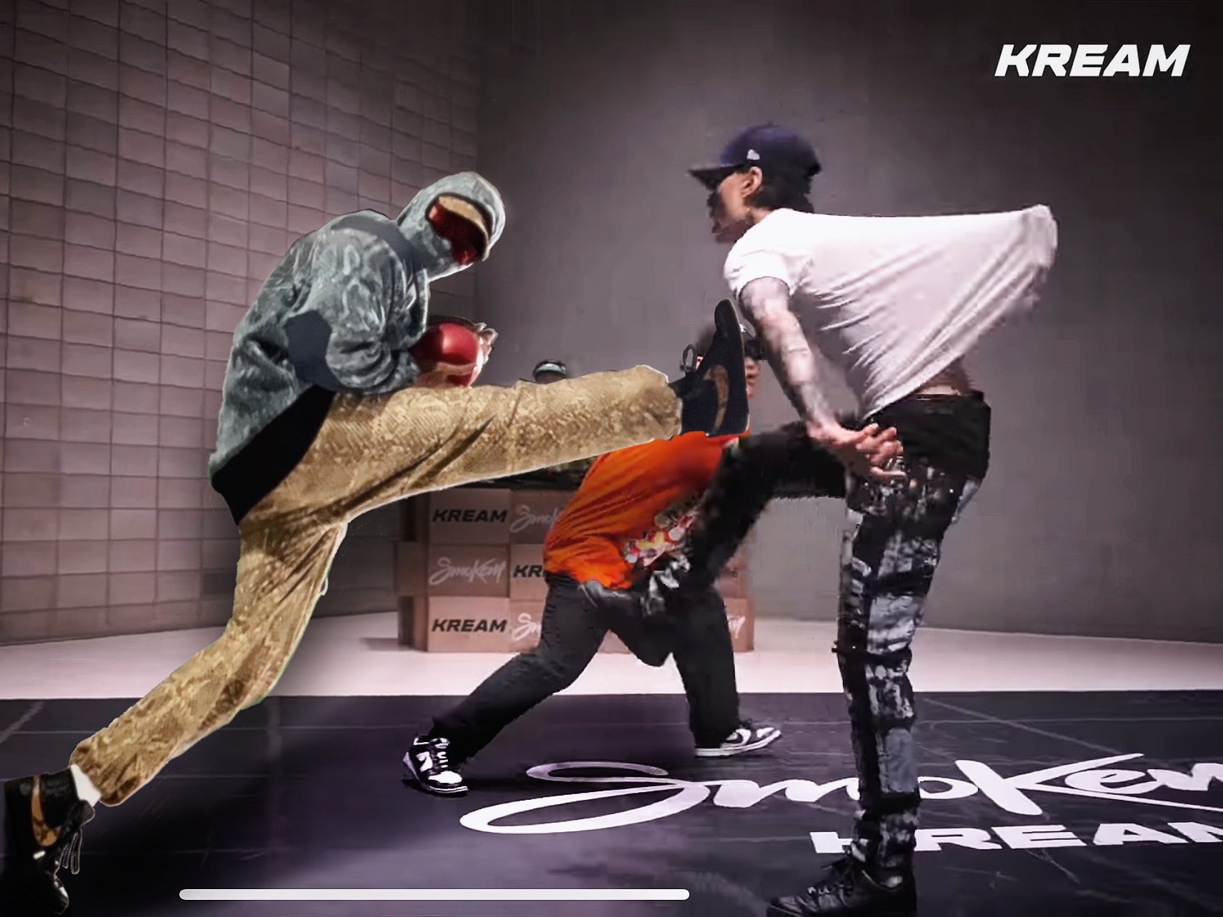 Supreme x Nike ACG Denim 6-Panel Gold Snakeskin - 22FW, Supreme x Nike ACG Fleece Pullover Mint Snakeskin - 22FW 착용 스타일 - 1