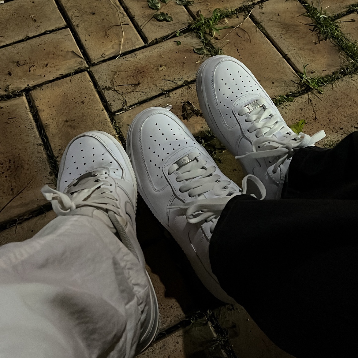 Nike Air Force 1 '07 Low White, (W) Nike Air Force 1 '07 Low White 착용 스타일 - 1