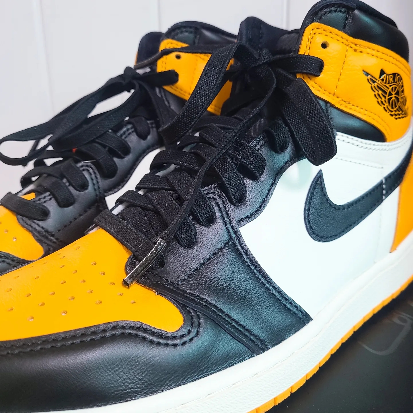 Jordan 1 Retro High OG Taxi 착용 스타일 - 5