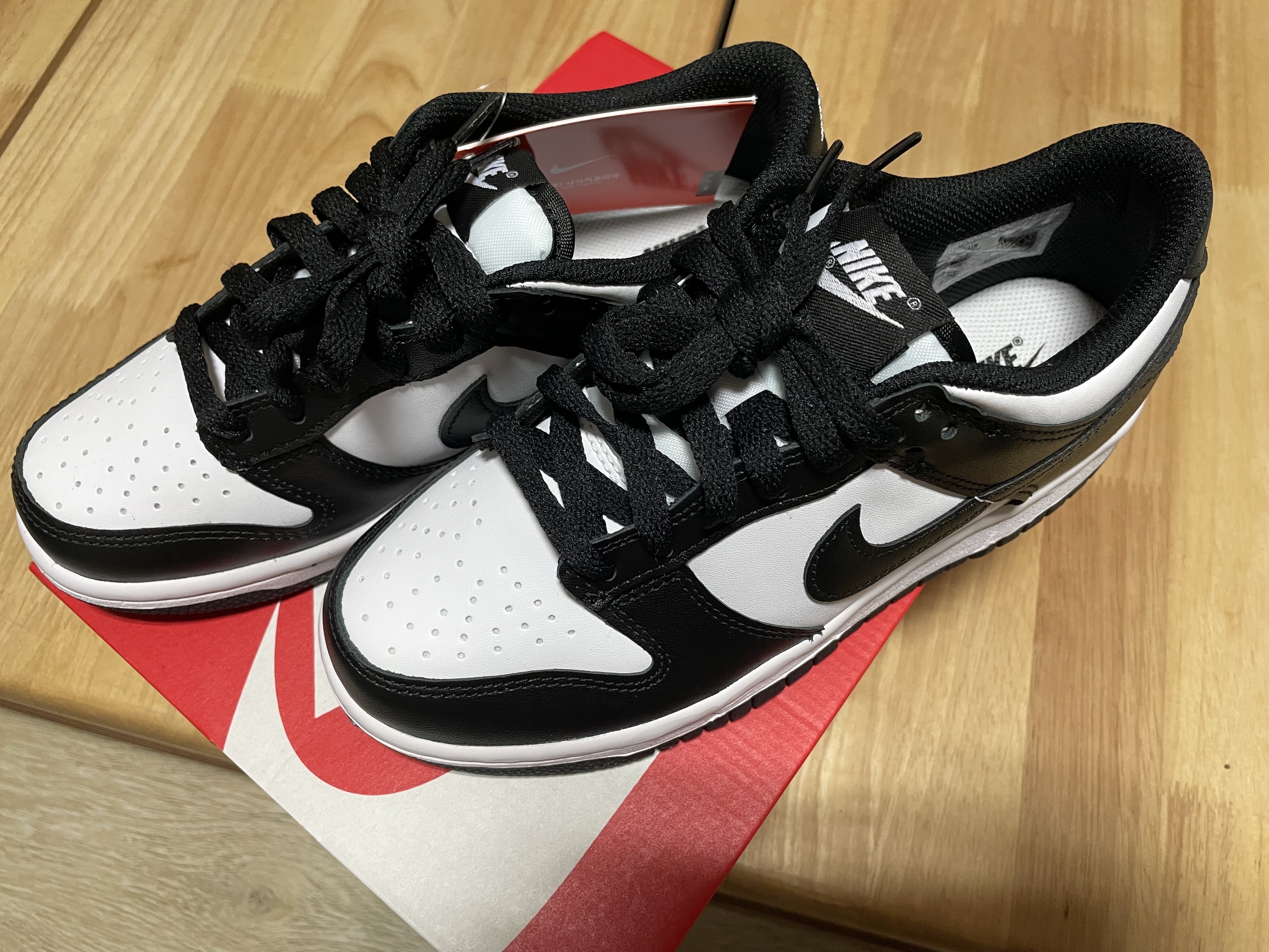 (GS) Nike Dunk Low Black, (W) Nike Dunk Low Black 착용 스타일