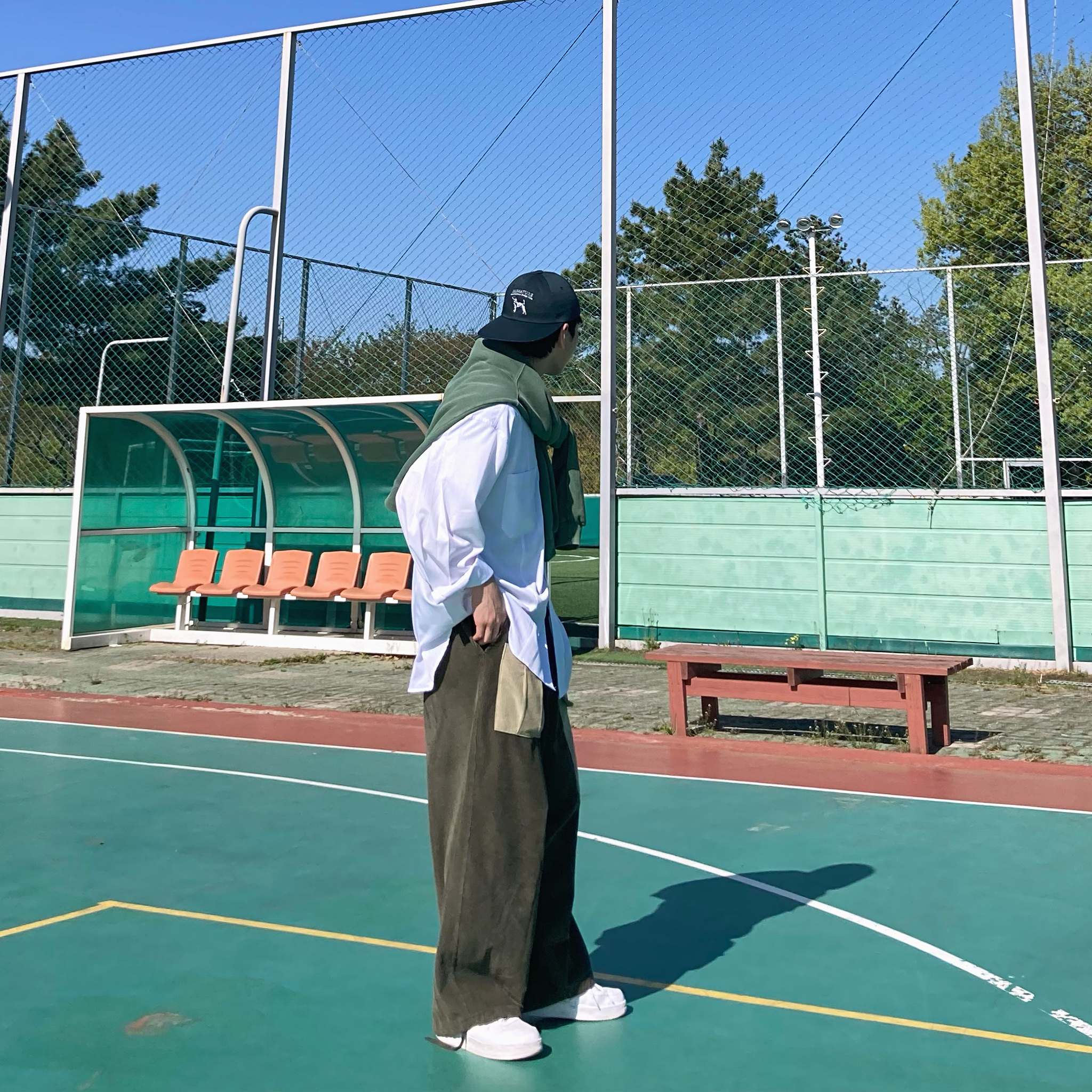 Nike Air Force 1 '07 Low White 착용 스타일 - 2