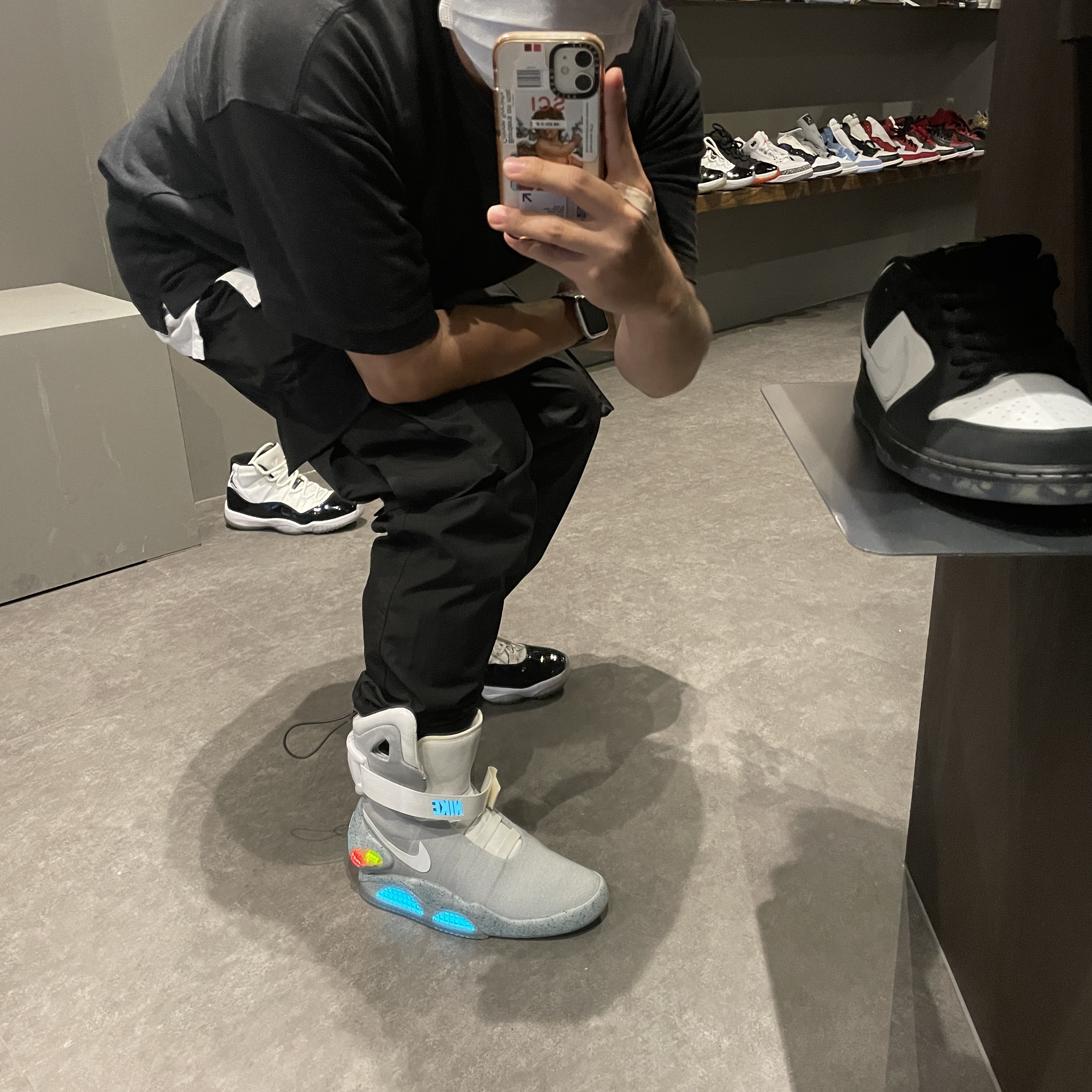 Jordan 11 Retro Concord 2018 착용 스타일 - 1