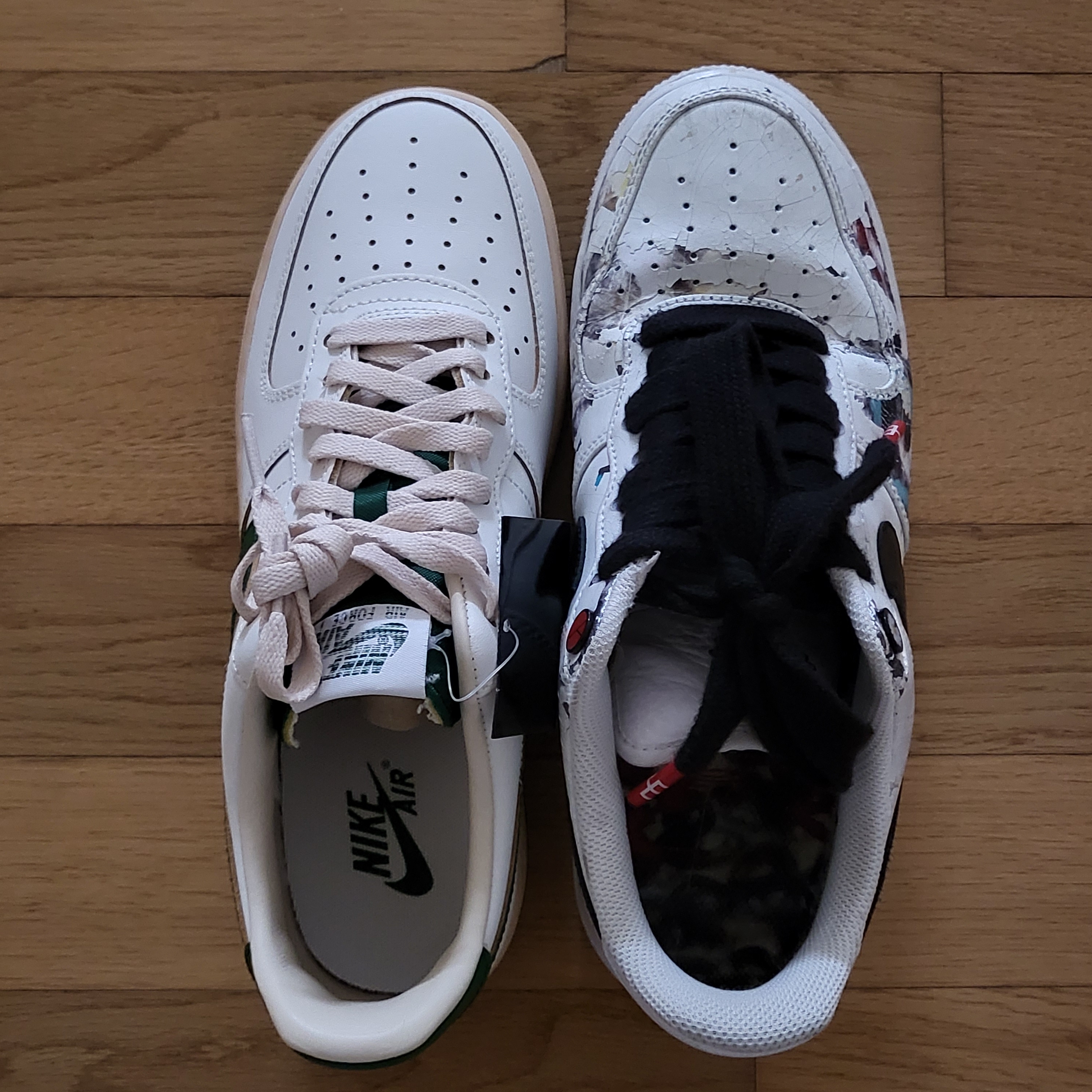 (W) Nike Air Force 1 Low Gorge Green 착용 스타일 - 2
