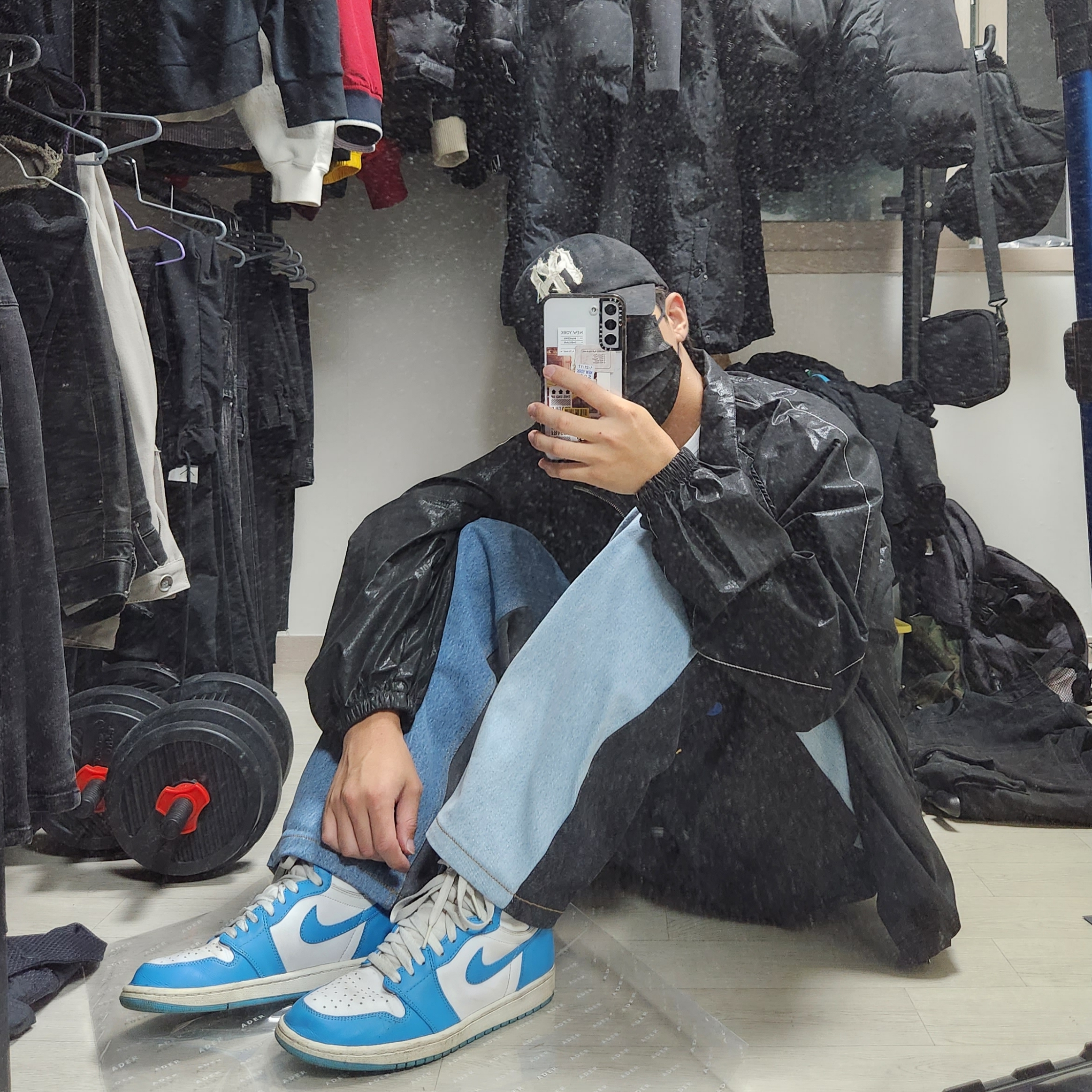 Jordan 1 Retro UNC 착용 스타일