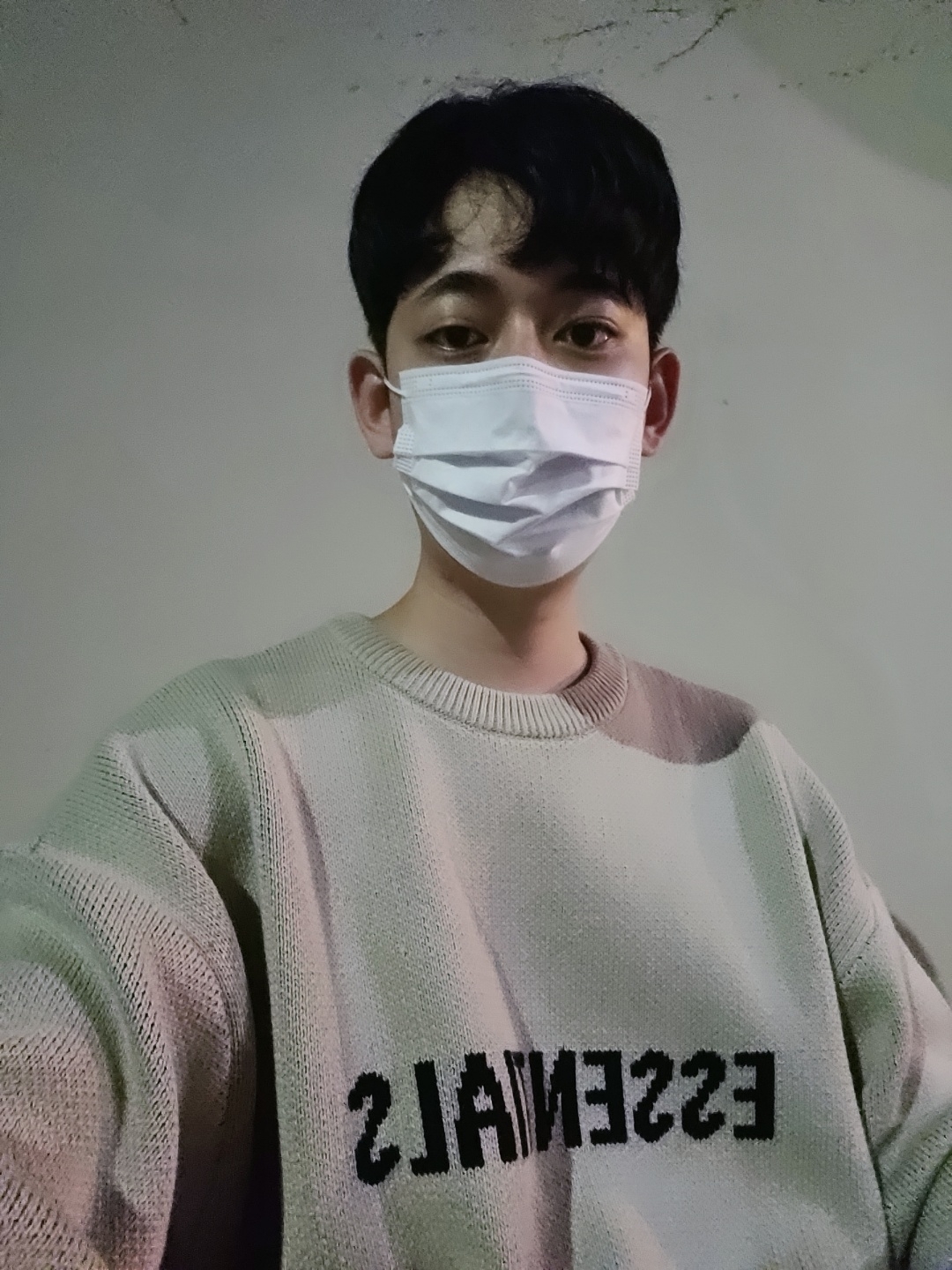 Essentials Knit Pullover Sweater Linen - Ssense Exclusive, Nike x Sacai x Clot LDWaffle Cool Grey 착용 스타일 - 1