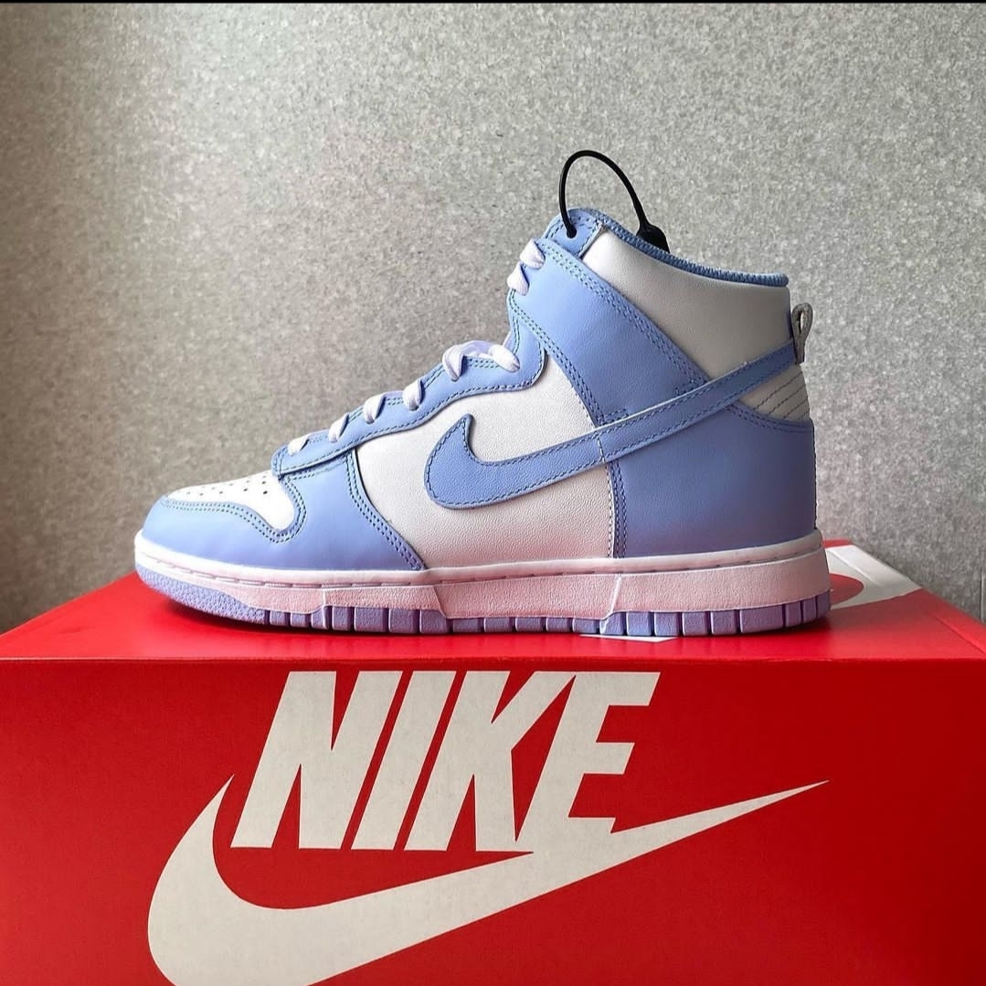 (W) Nike Dunk High Aluminum 착용 스타일 - 1