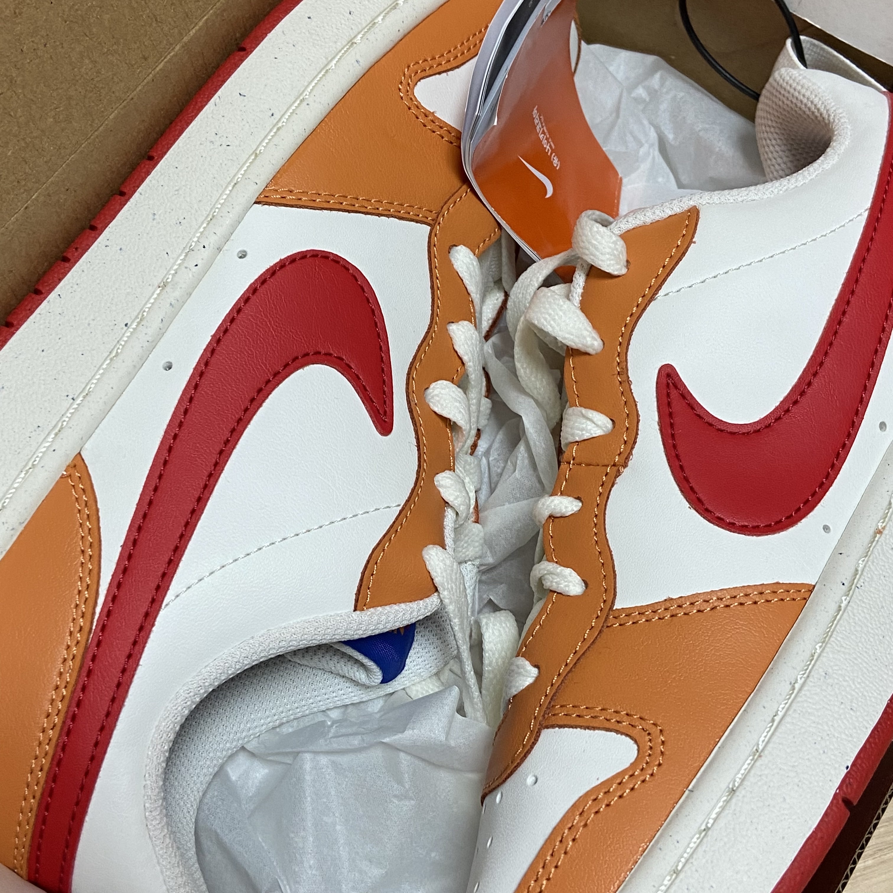 (GS) Nike Court Borough 2 Hot Curry 착용 스타일 - 1