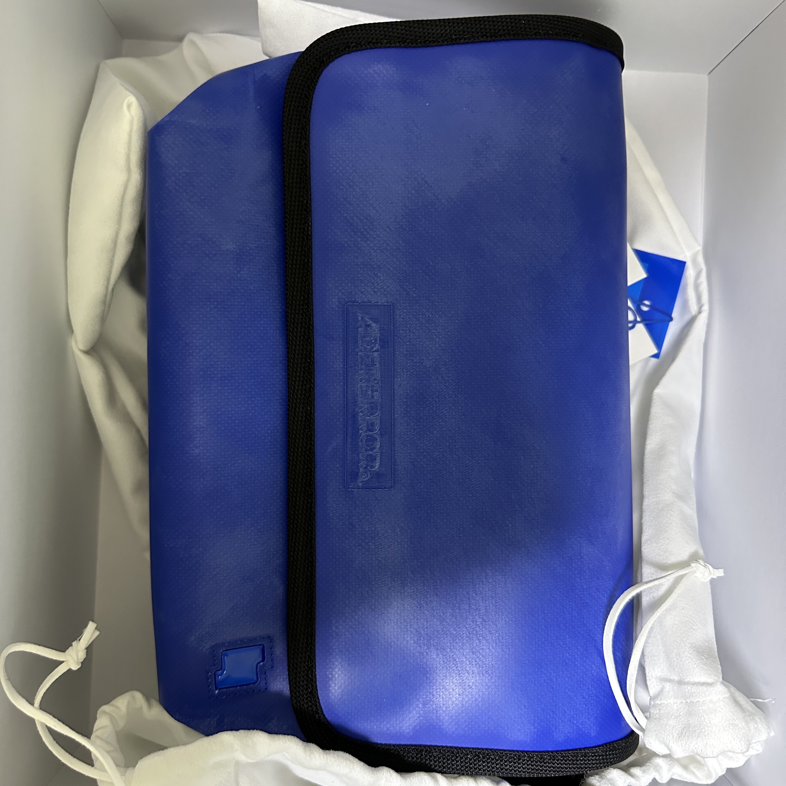 Ader Error Small Trace Esty Messanger Bag Z-Blue 착용 스타일