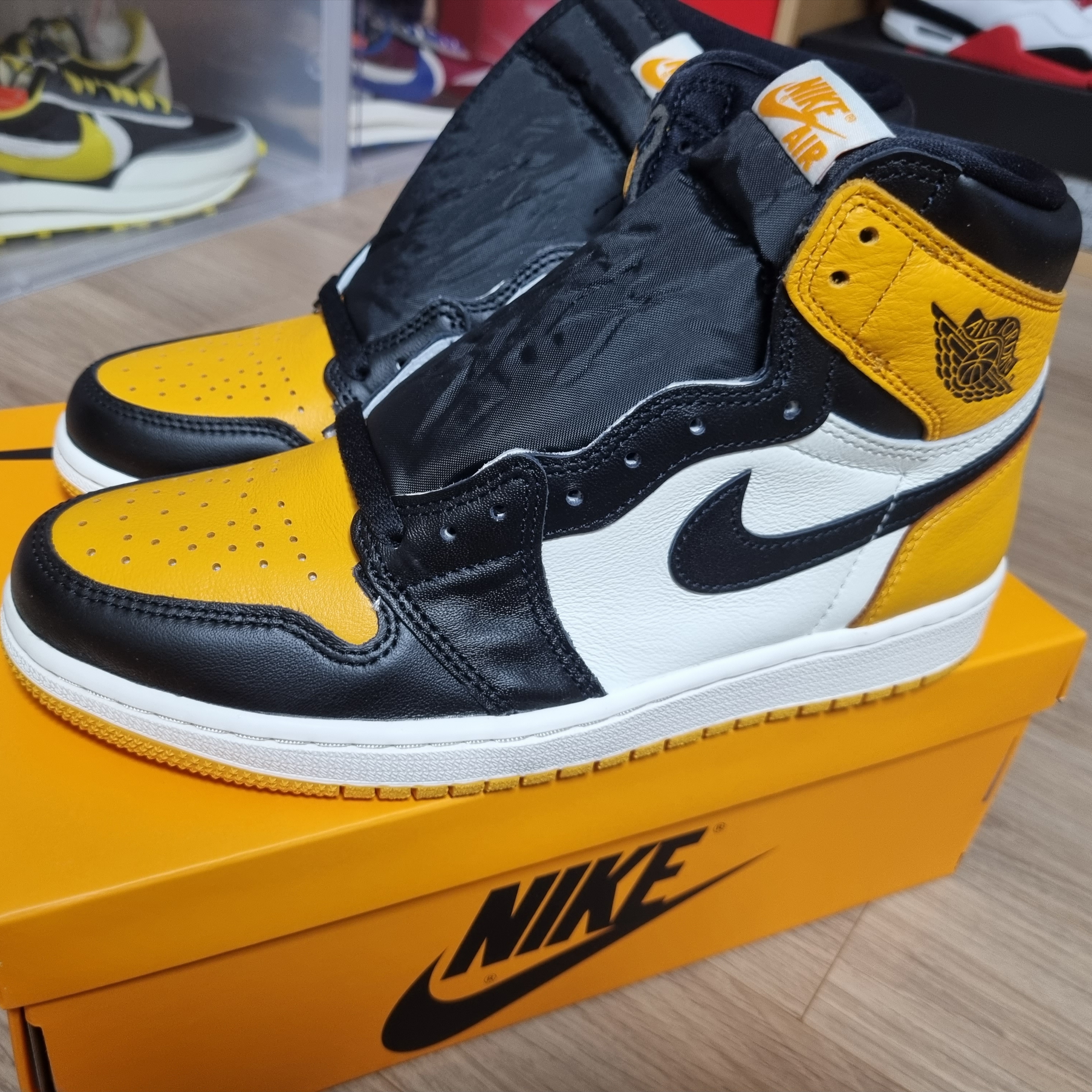 Jordan 1 Retro High OG Taxi 착용 스타일 - 1