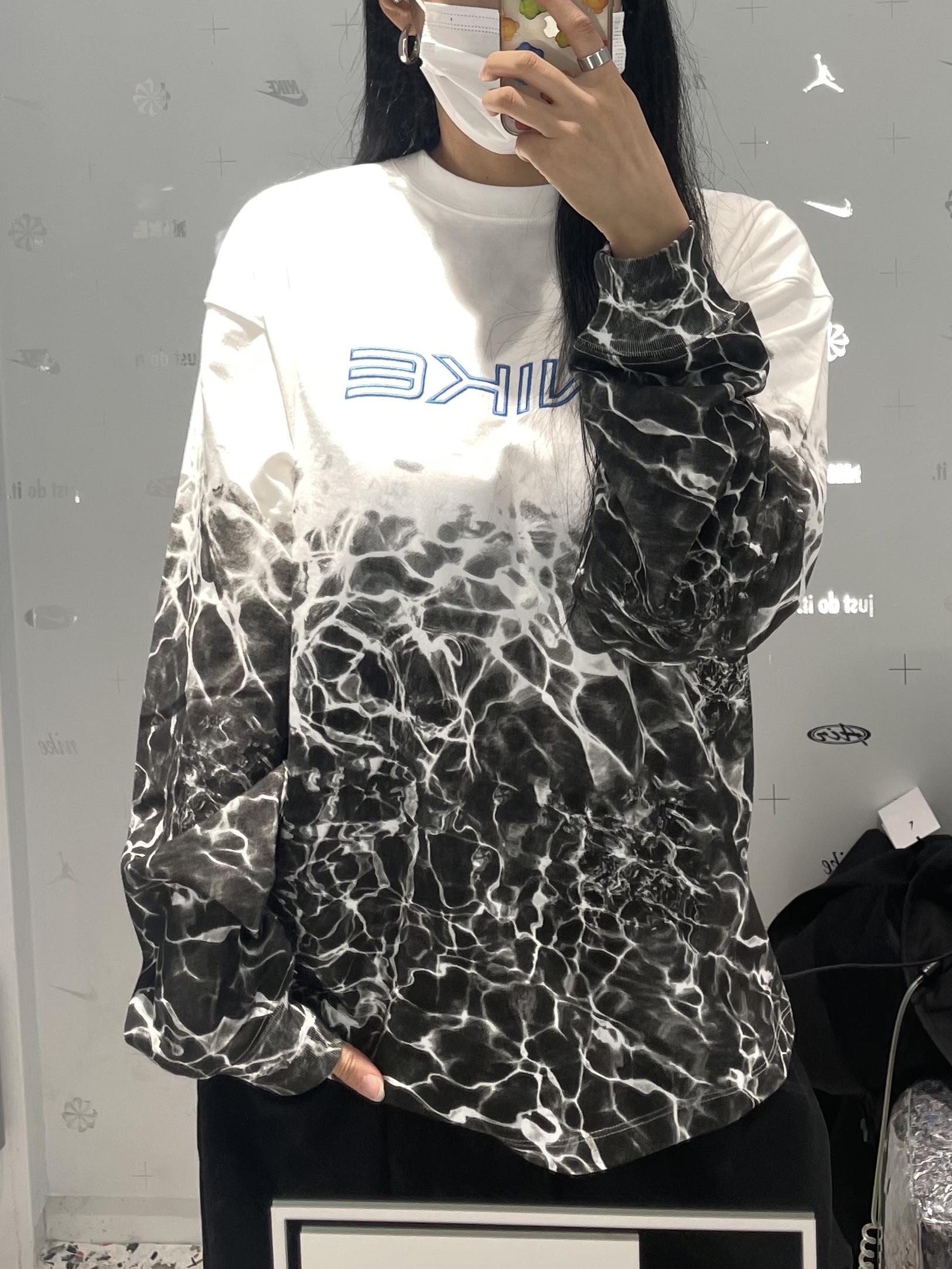 Nike Air Kukini Triple Black, Nike x Stussy Air Zoom Spiridon Kukini White 착용 스타일 - 3