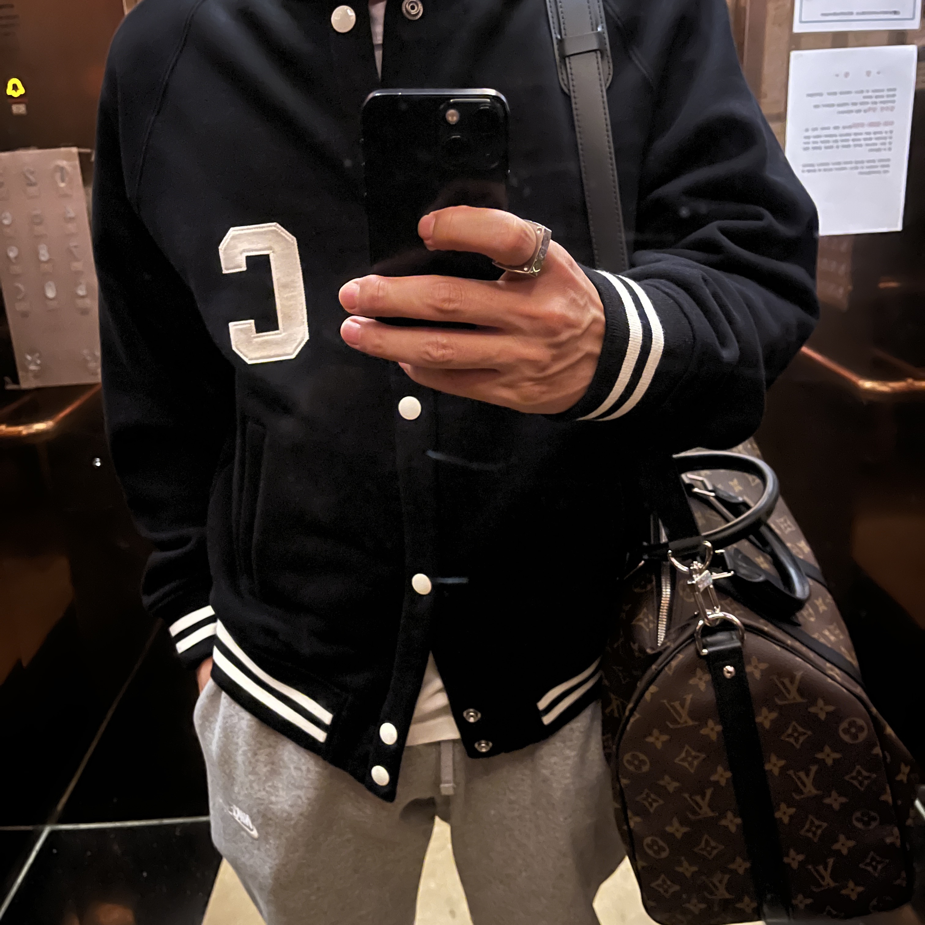 Celine College Teddy Jacket in Fleece Black White, Alden 9901 Cordovan Plain Toe Blucher Oxford Black - D 착용 스타일 - 1