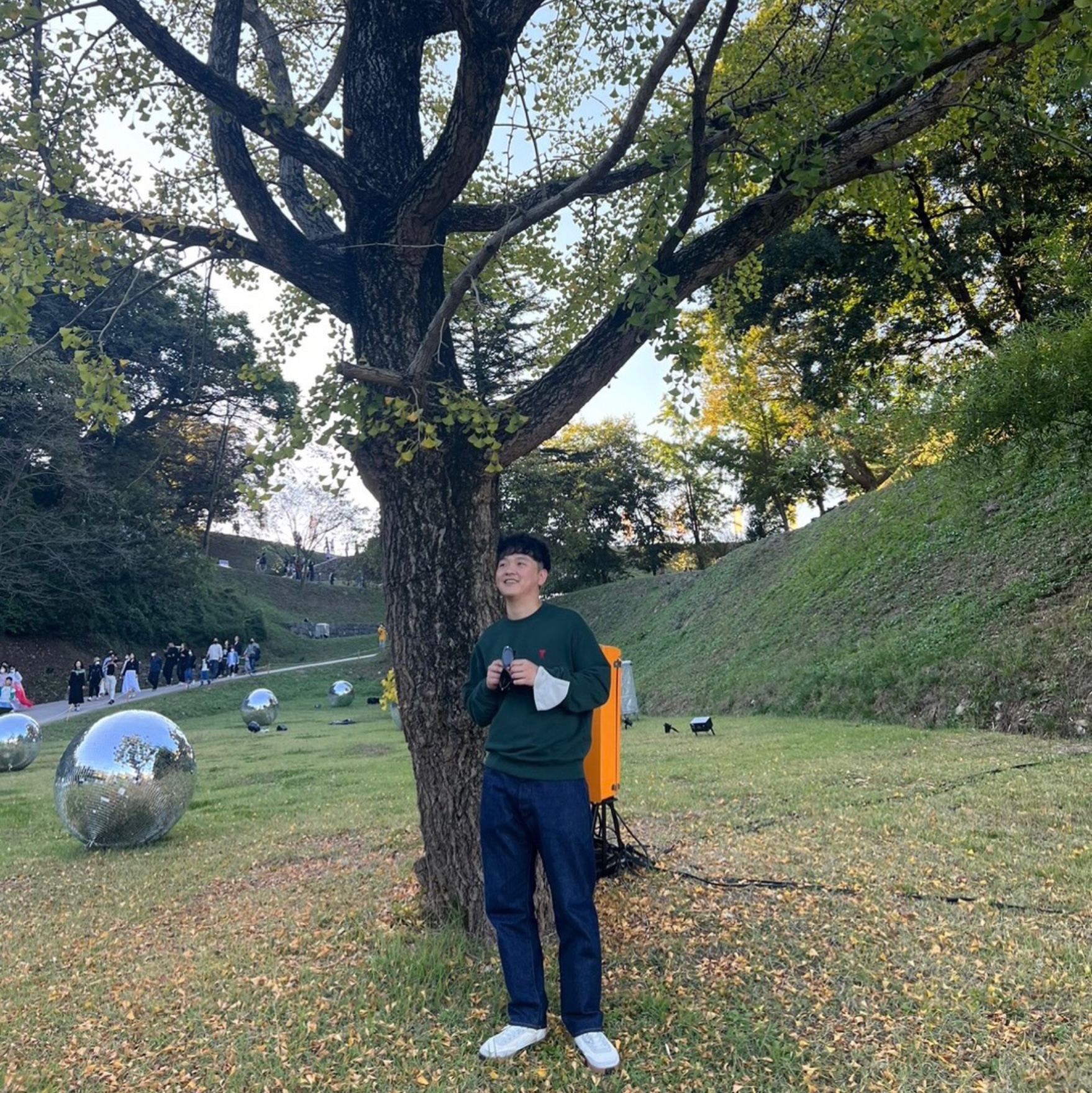 AMI de Coeur Sweatshirt Evergreen - 22SS, Nike x Tom Sachs General Purpose Shoe Light Cream 착용 스타일