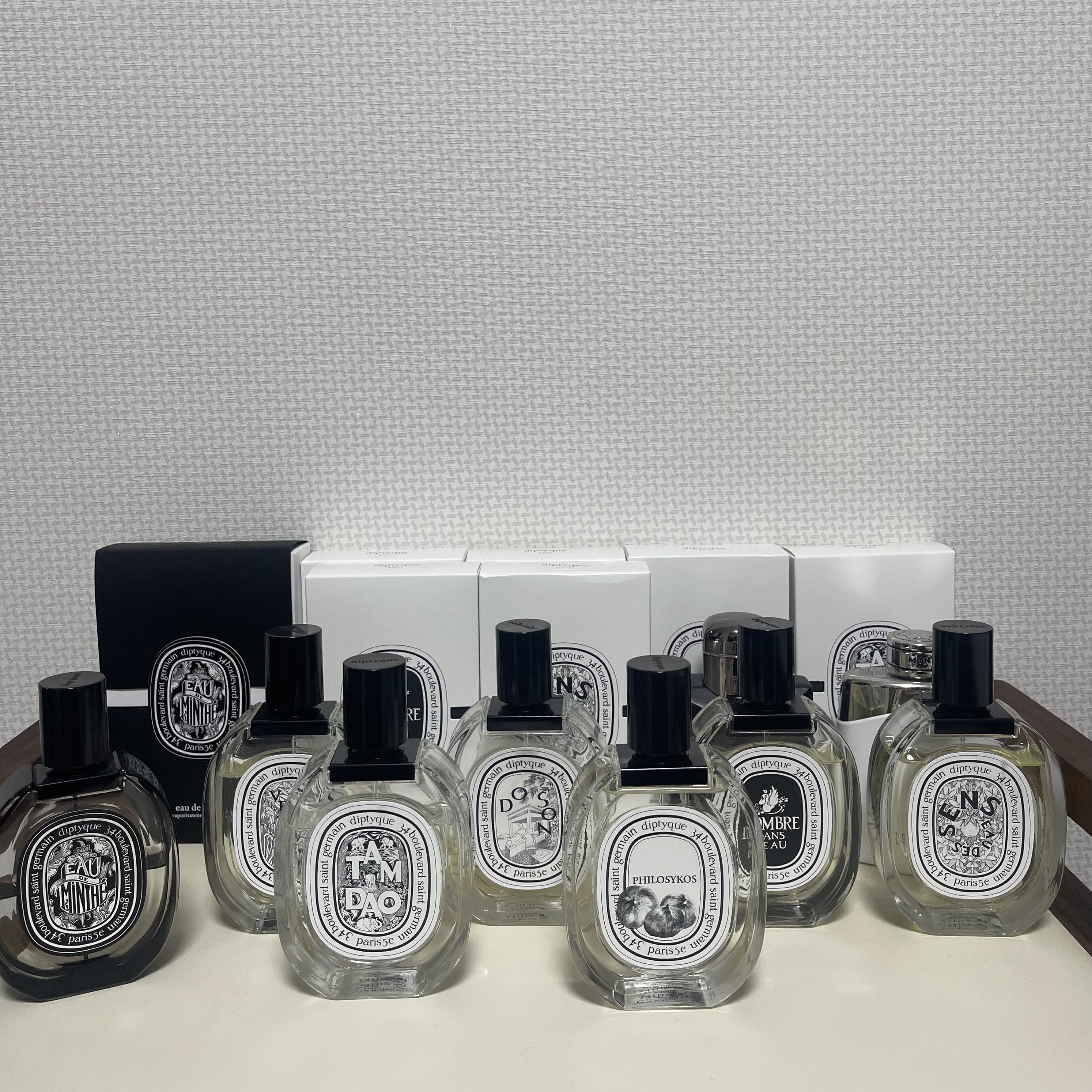 Diptyque Eau Des Sens Eau De Toilette 100ml, Diptyque Do Son Eau De Toilette 50ml 착용 스타일