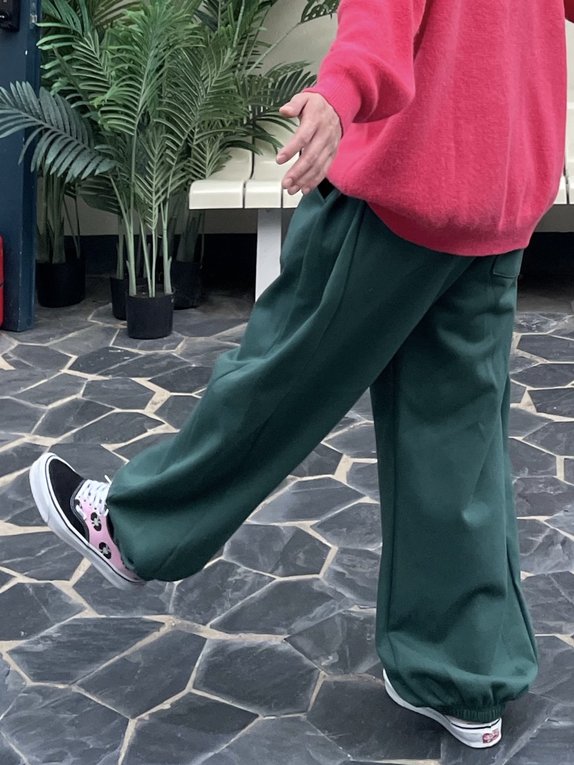Vans Vault x Wacko Maria OG Authentic LX Pink 착용 스타일 - 3
