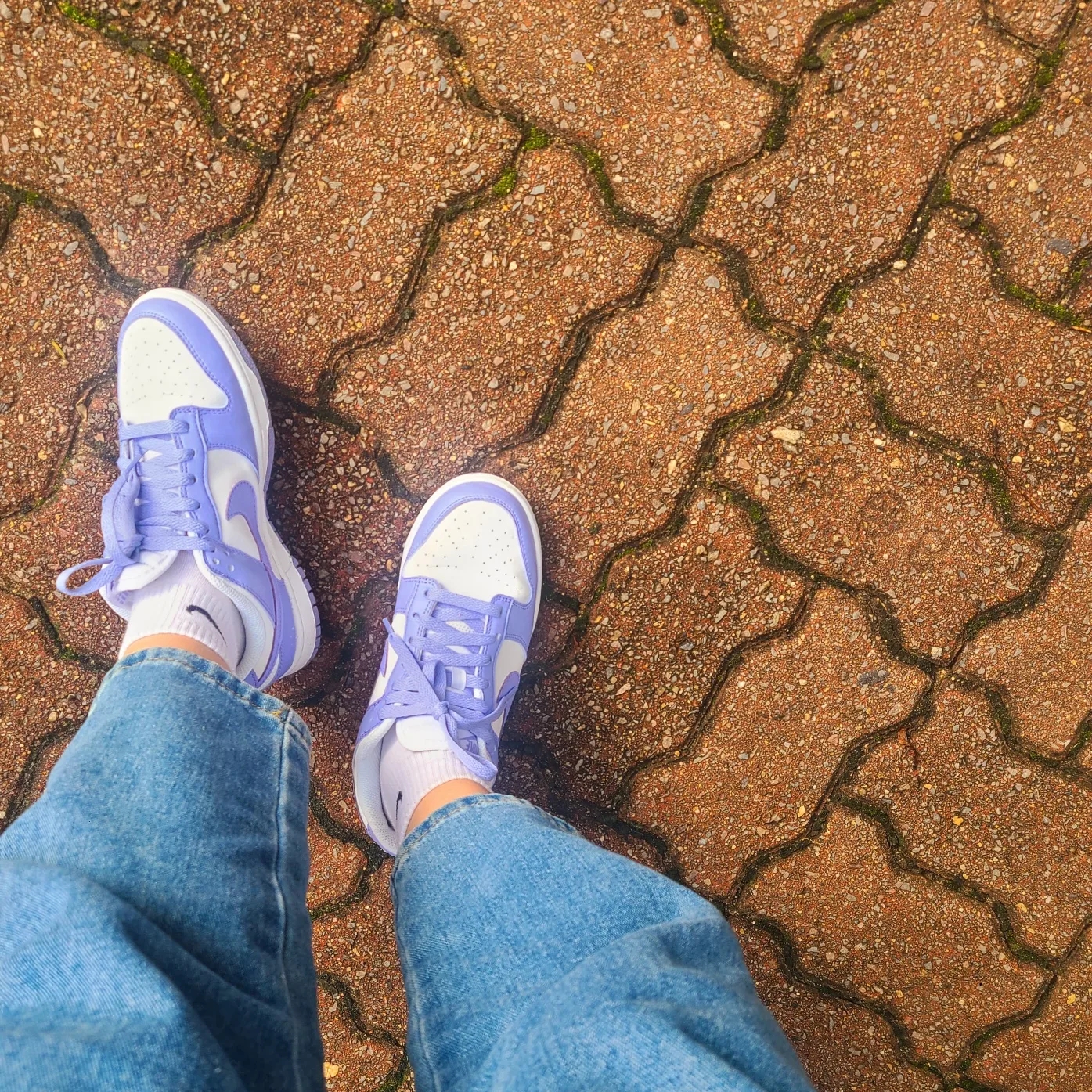 (W) Nike Dunk Low Next Nature Lilac 착용 스타일