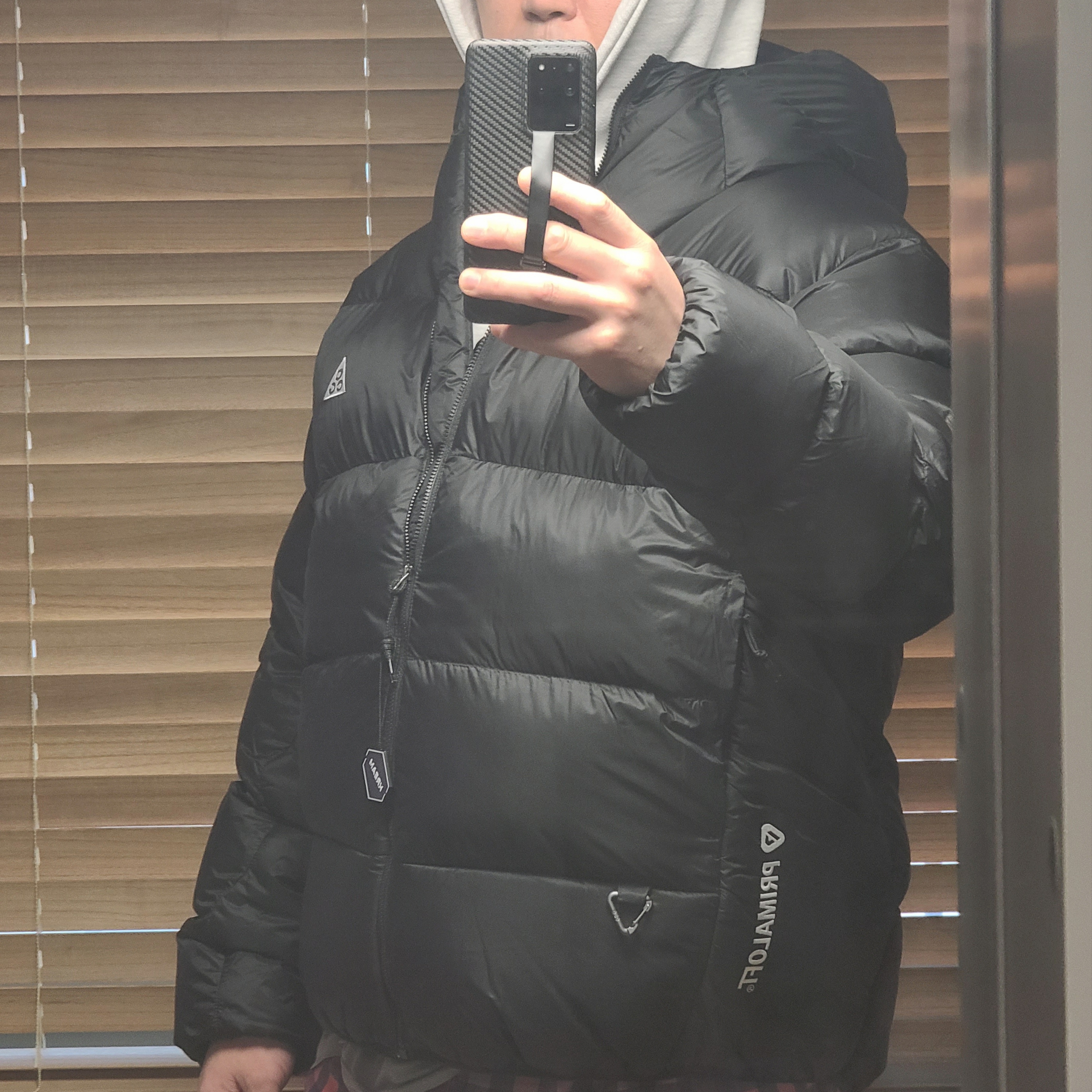 Nike ACG Therma-Fit ADV Lunar Lake Puffer Jacket Black - US/EU 착용 스타일 - 2