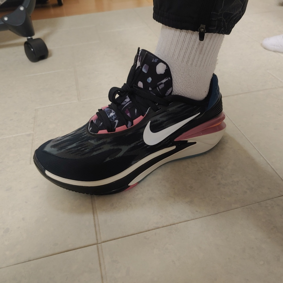 Nike Air Zoom GT Cut 2 Black Desert Berry 착용 스타일 - 5