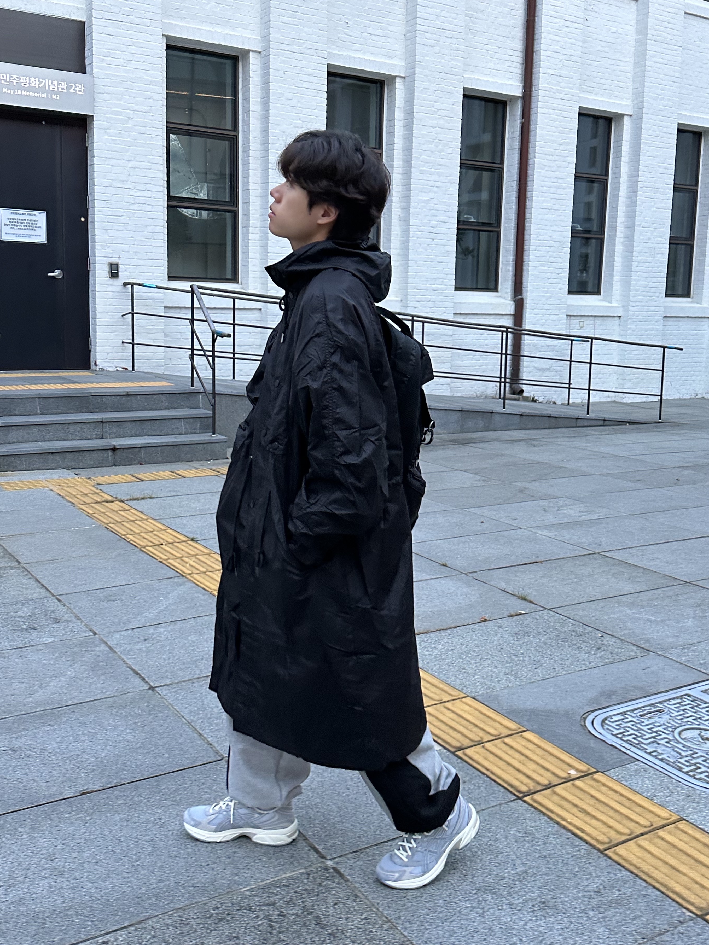 Asics Gel-1130 Piedmont Grey 착용 스타일 - 1