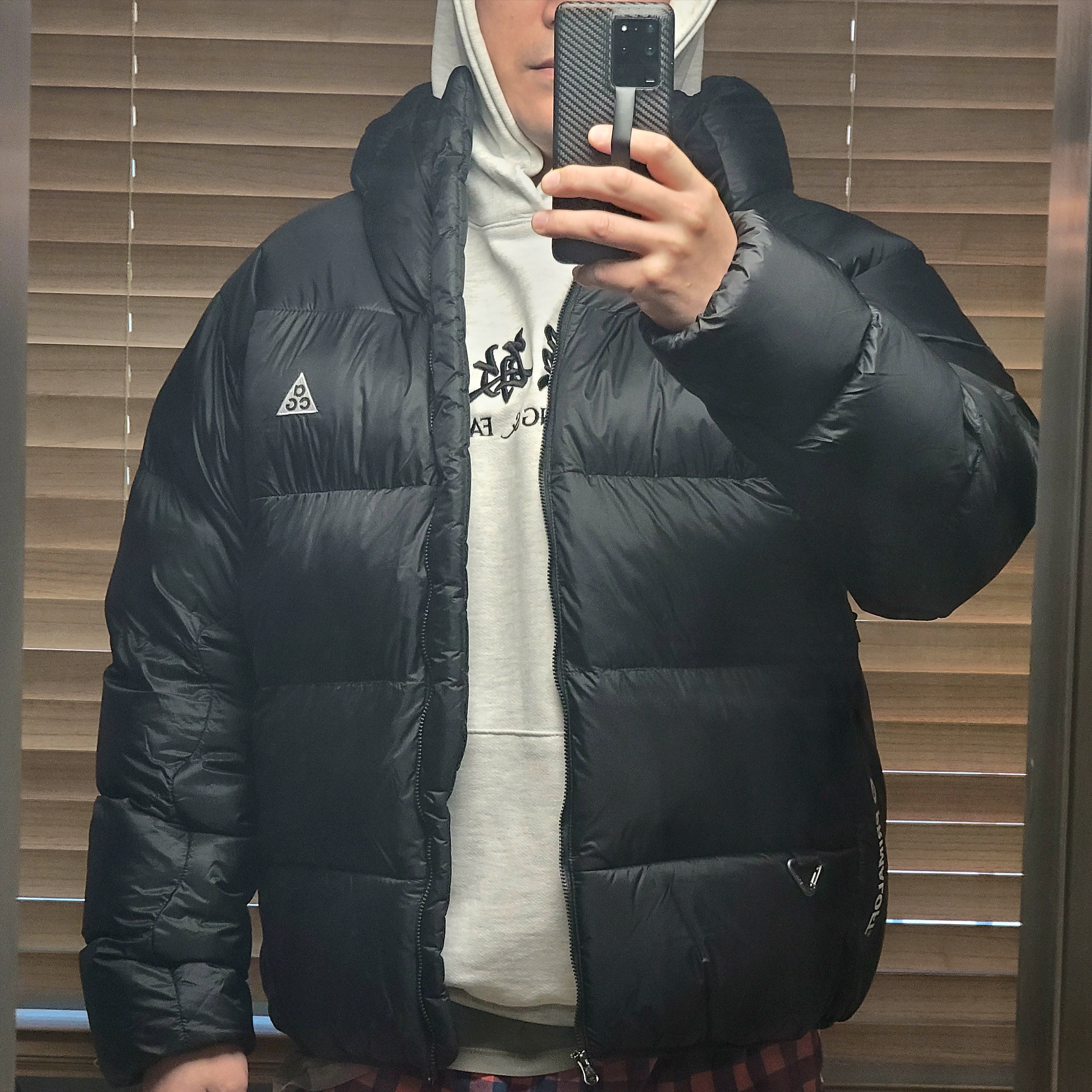 Nike ACG Therma-Fit ADV Lunar Lake Puffer Jacket Black - US/EU 착용 스타일 - 1