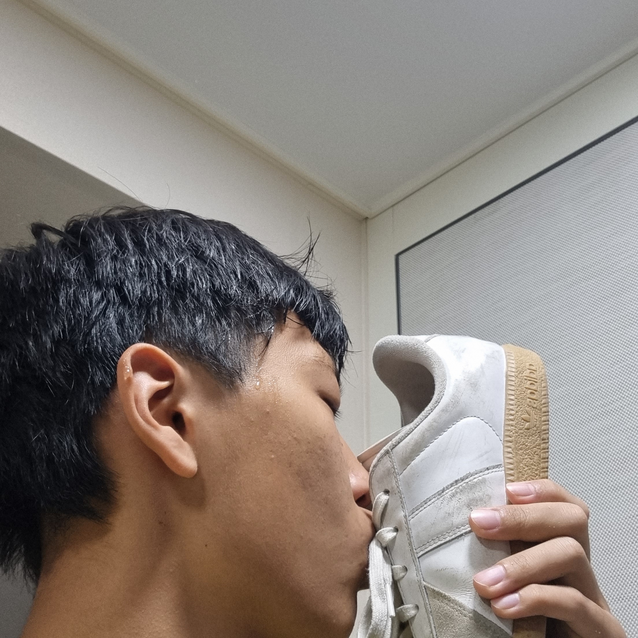 Adidas BW Army White 착용 스타일 - 2