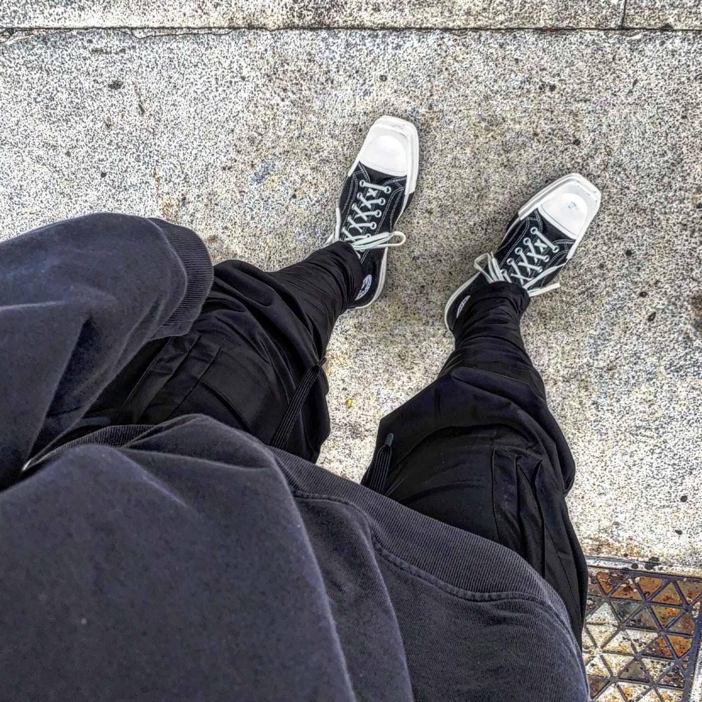 Converse x Drkshdw Turbodrk Chuck 70 Hi Black 착용 스타일 - 1