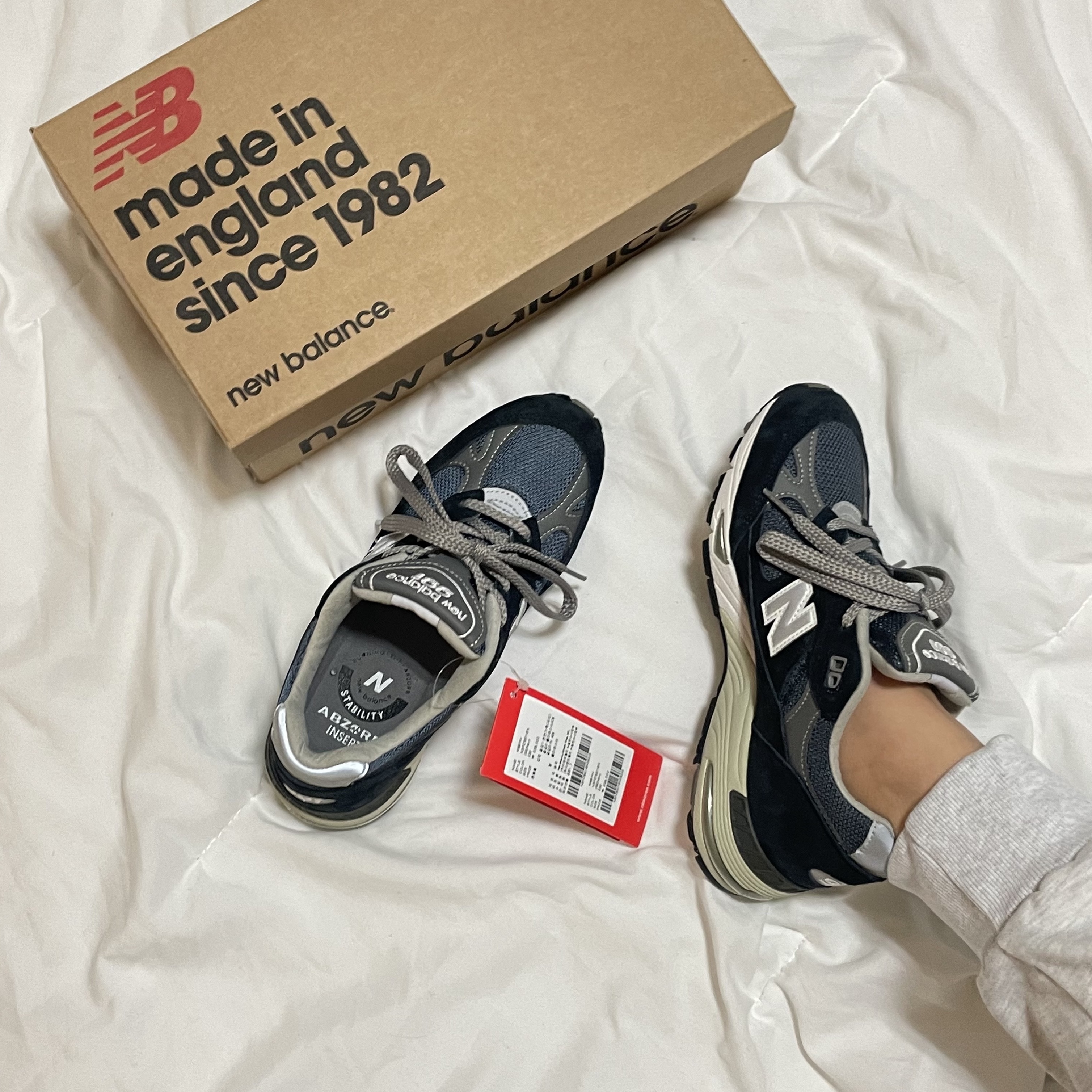 New Balance 991 Made in UK Navy, (W) New Balance 991 Made in UK Navy 착용 스타일