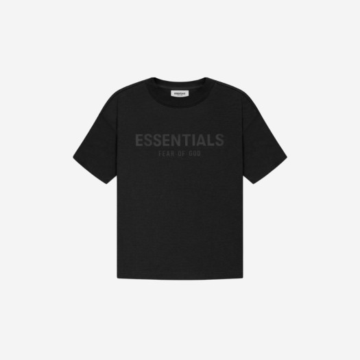 (키즈) 에센셜 티셔츠 블랙 - 21SS