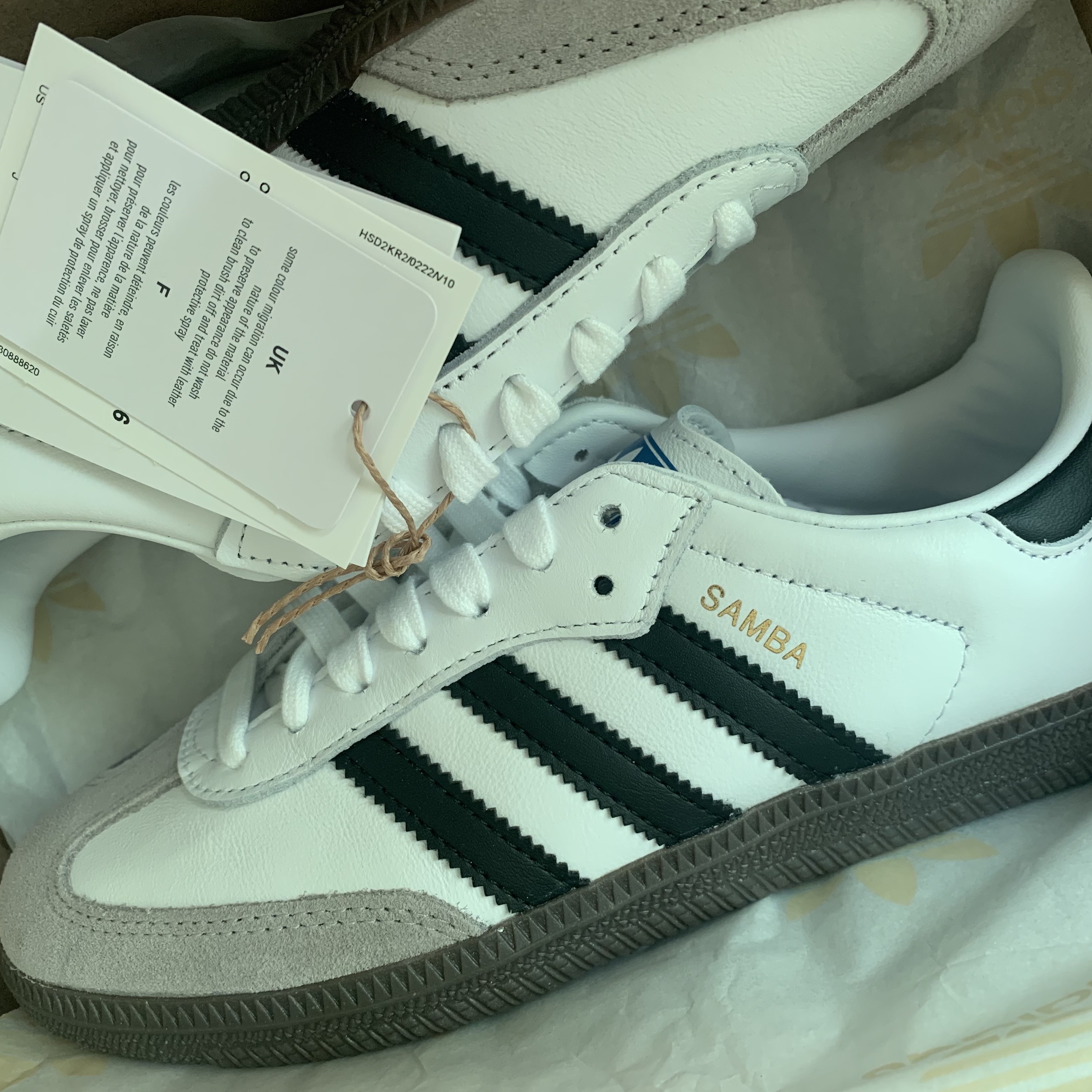 Adidas Samba OG Cloud White 착용 스타일
