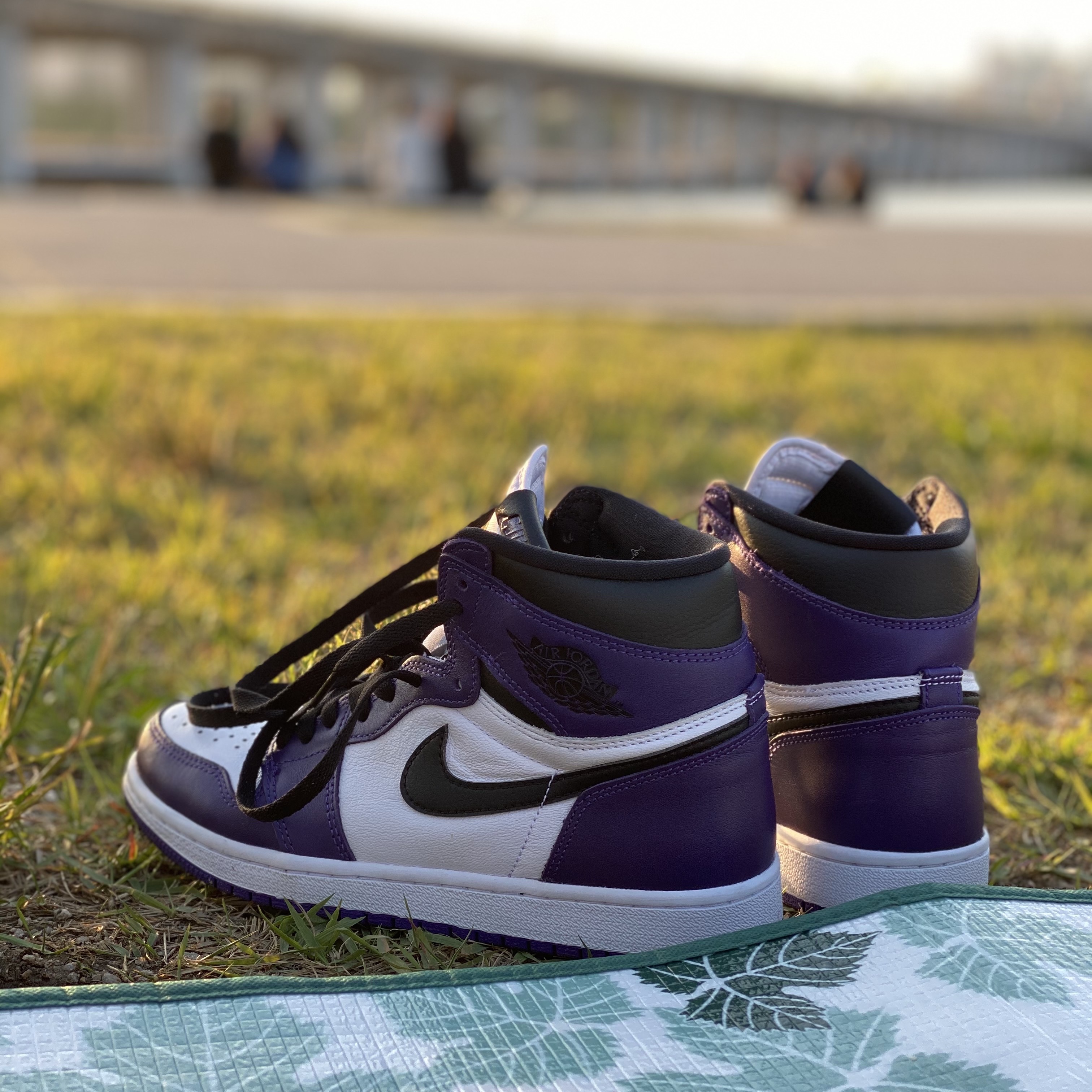 Jordan 1 Retro High OG Court Purple 2020 착용 스타일 - 1