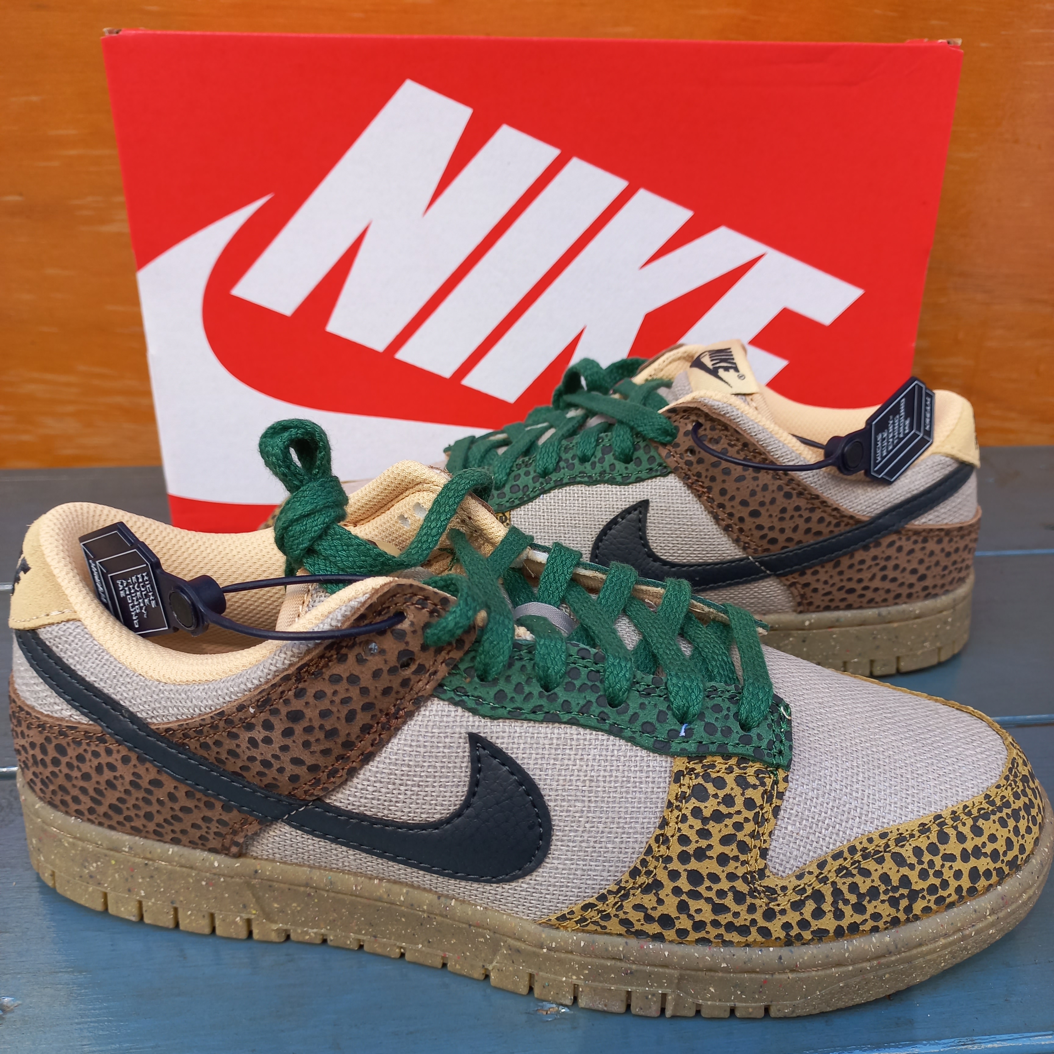 NIke Dunk Low Safari 착용 스타일 - 1