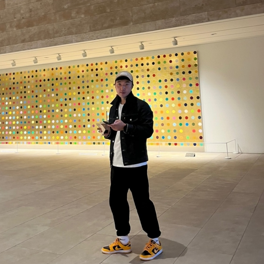 Nike Dunk Low Retro Championship Goldenrod 착용 스타일