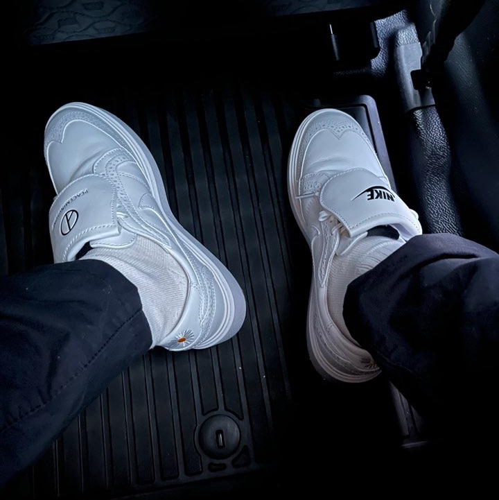 Nike x Peaceminusone Kwondo1 White 착용 스타일 - 1