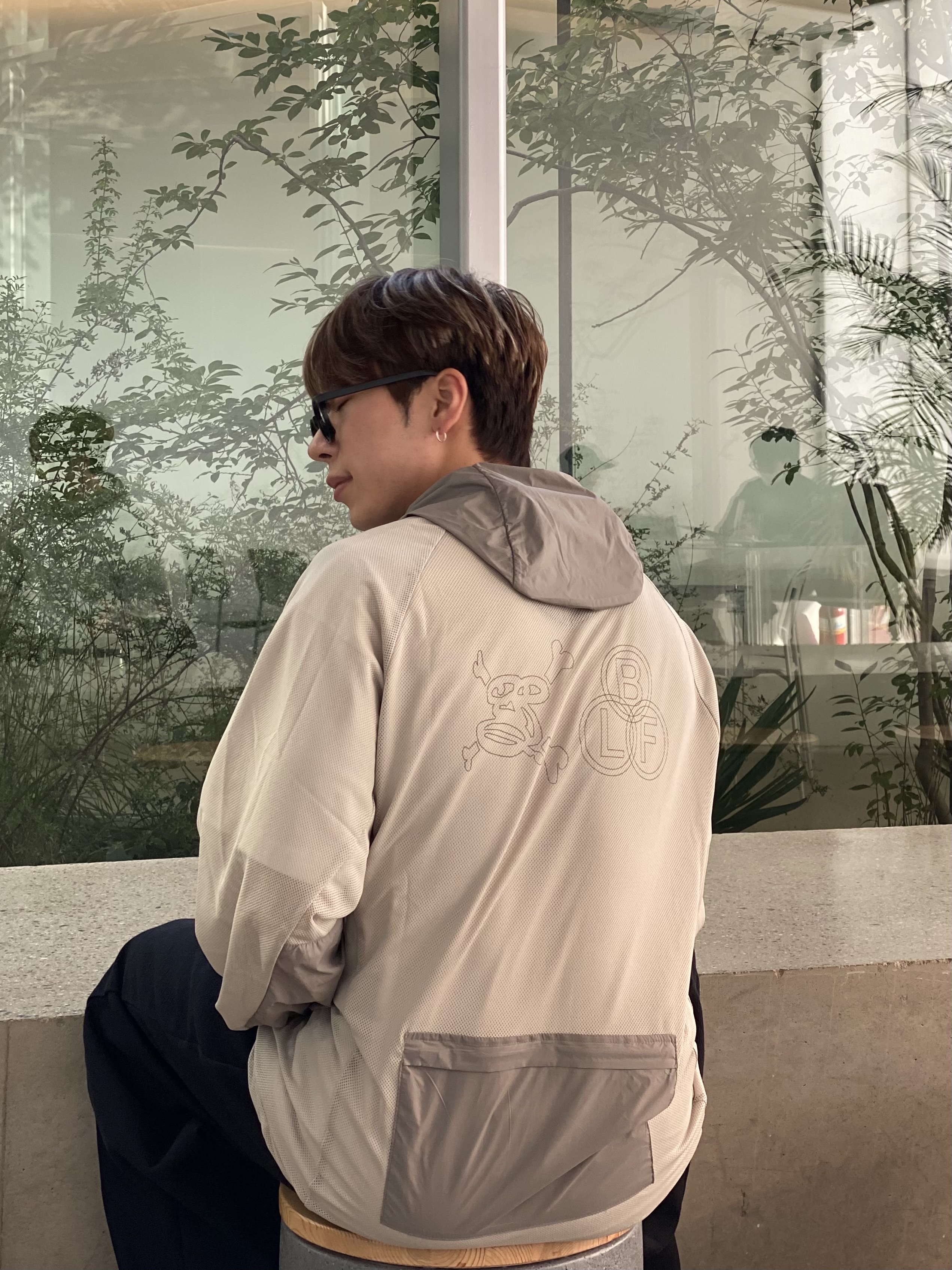 Sansan Gear Sansan BLF Mesh Jacket Beige - 22SS 착용 스타일 - 3