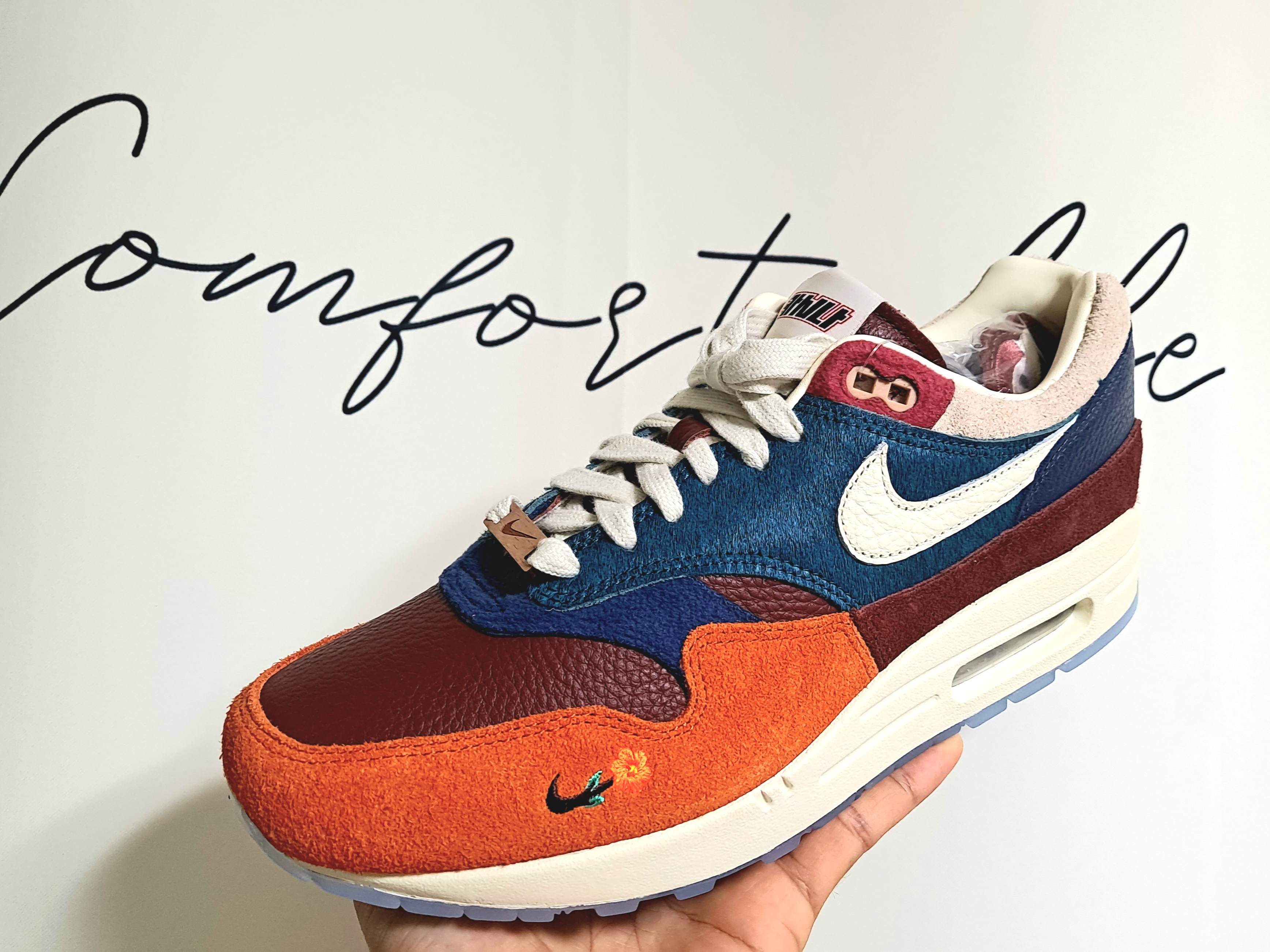 Nike x Kasina Air Max 1 SP Won-Ang Orange 착용 스타일 - 1