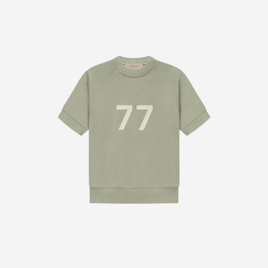 (키즈) 에센셜 77 숏슬리브 스웨트셔츠 씨폼 - 22SS