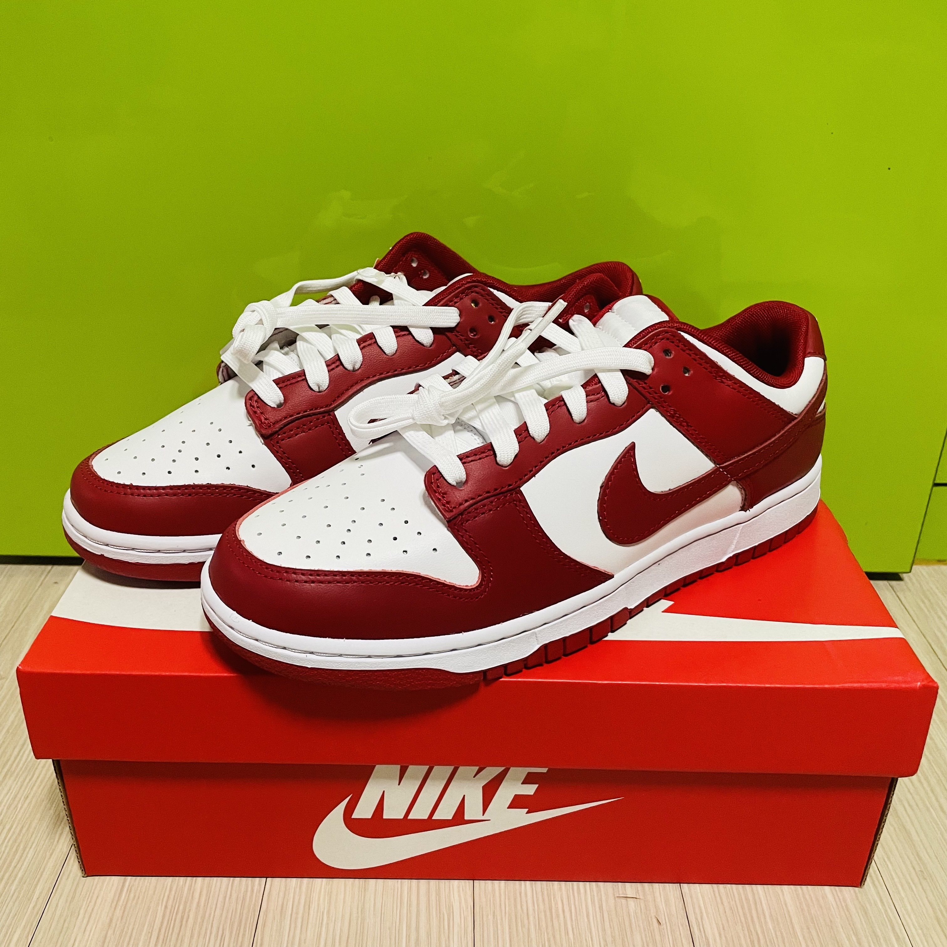 Nike Dunk Low Retro Gym Red 착용 스타일 - 1