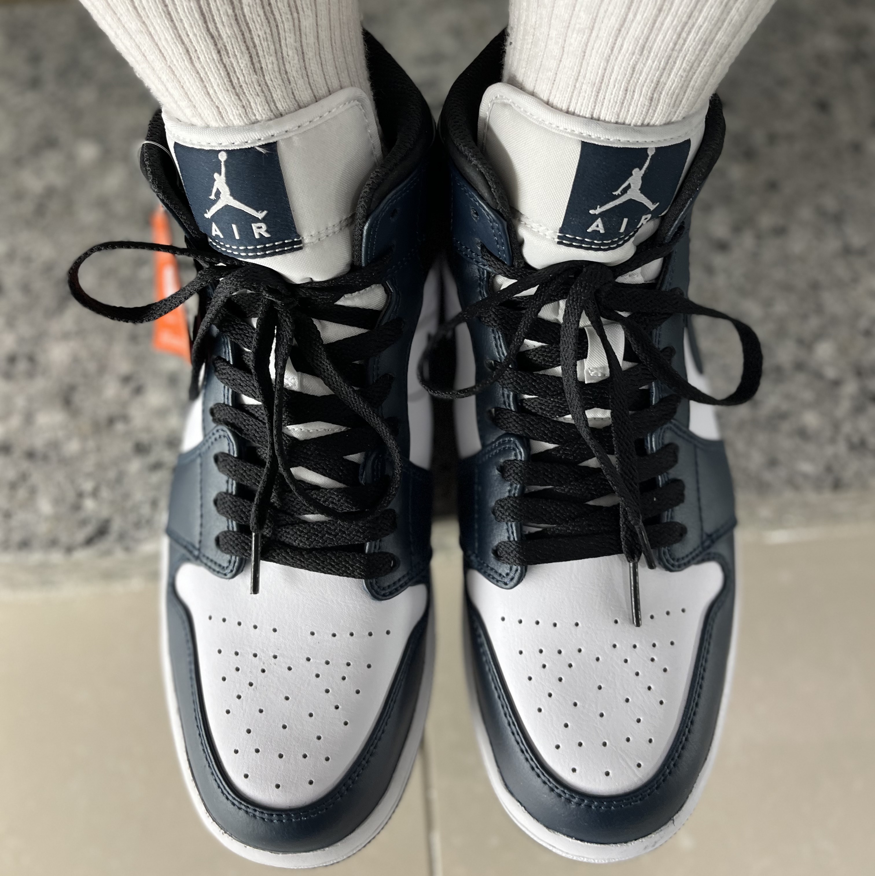 Jordan 1 Mid Dark Teal 착용 스타일 - 1