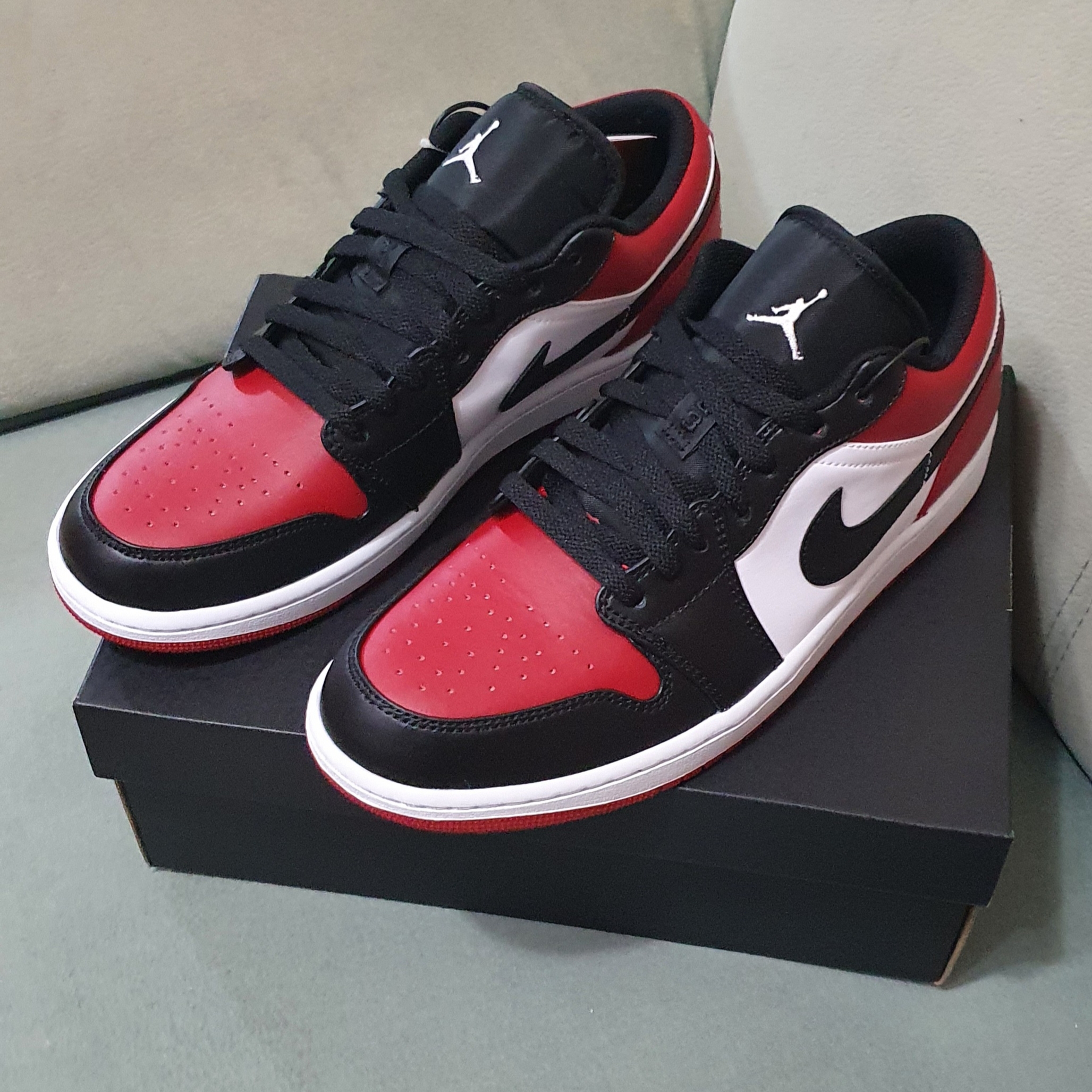 Jordan 1 Low Bred Toe 착용 스타일