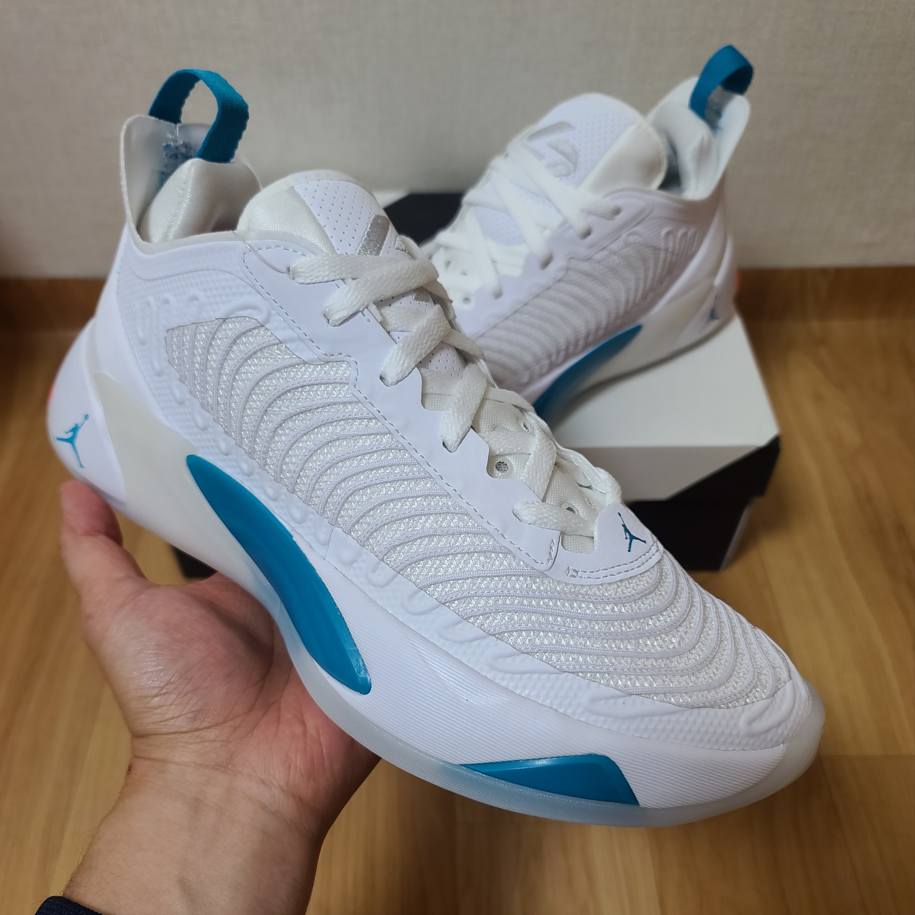 Jordan Luka 1 PF Neo Turquoise 착용 스타일 - 2