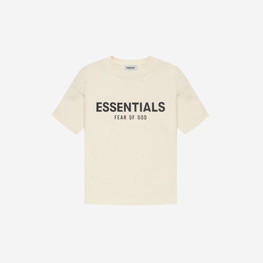 (키즈) 에센셜 티셔츠 크림 - 21SS